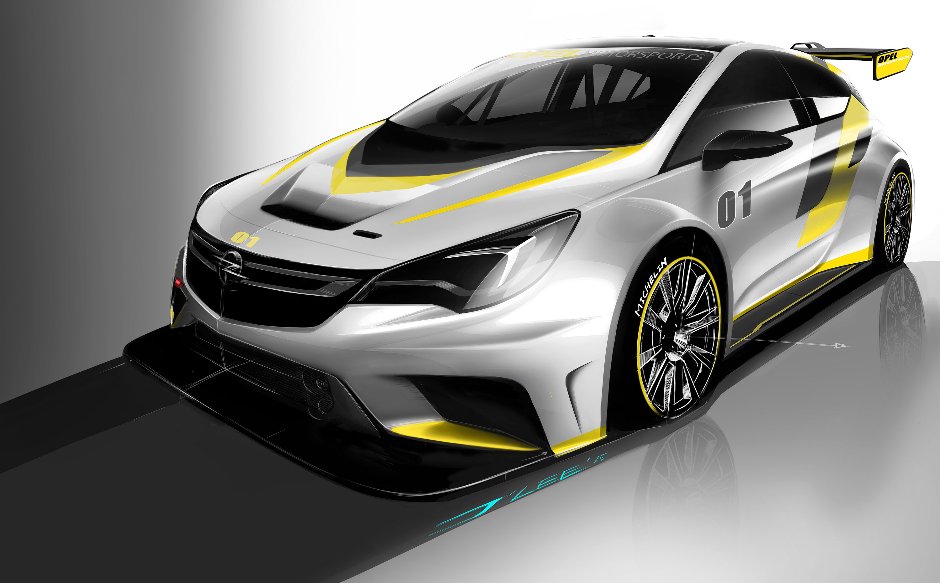 Opel Astra TCR Sketches