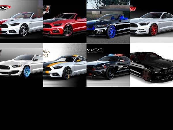 SEMA Ford Mustang Lineup (2015) - picture 1 of 8