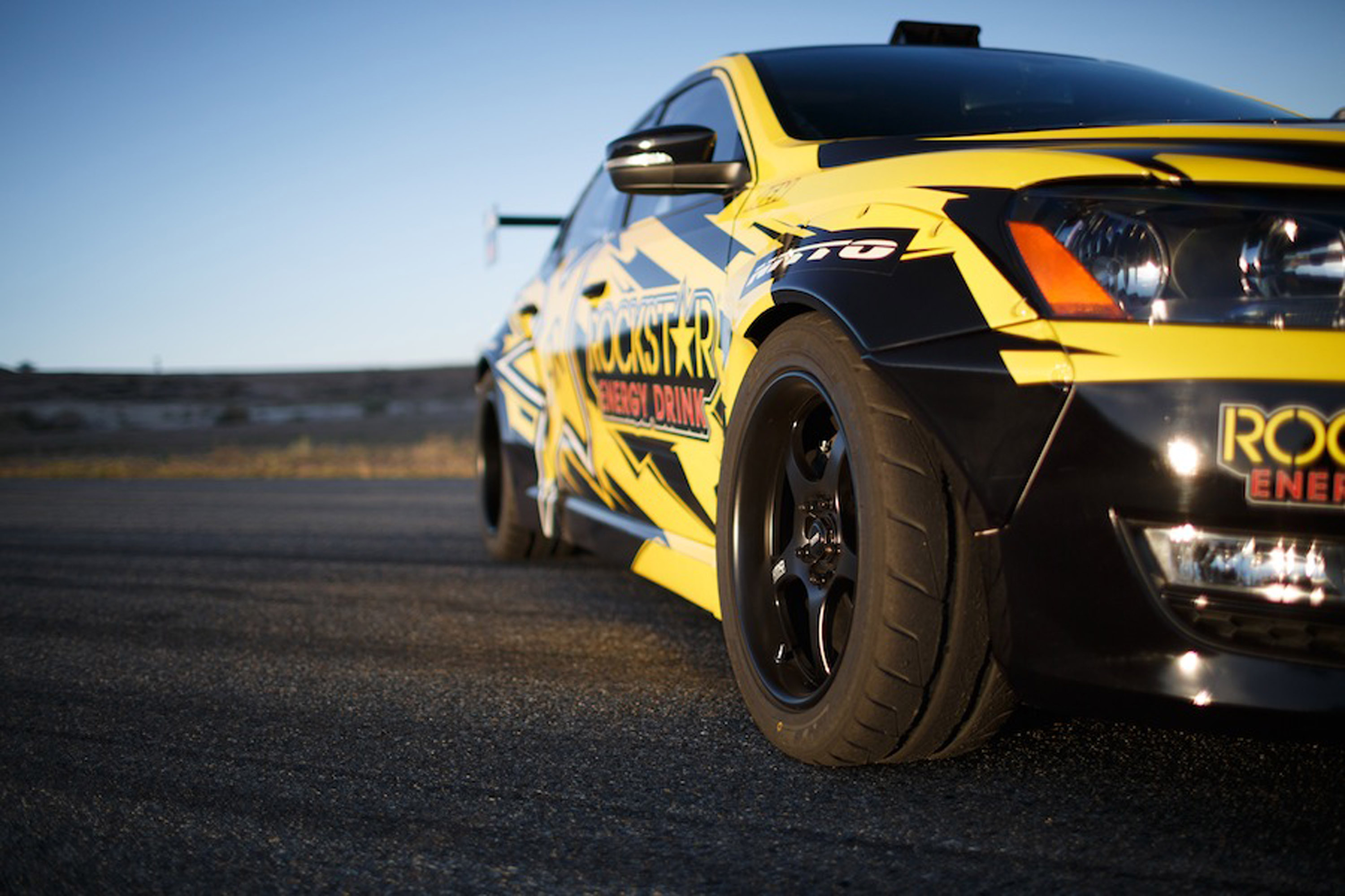 Tanner Foust debuts Rockstar Energy Drink / Nitto Tire VW Passat