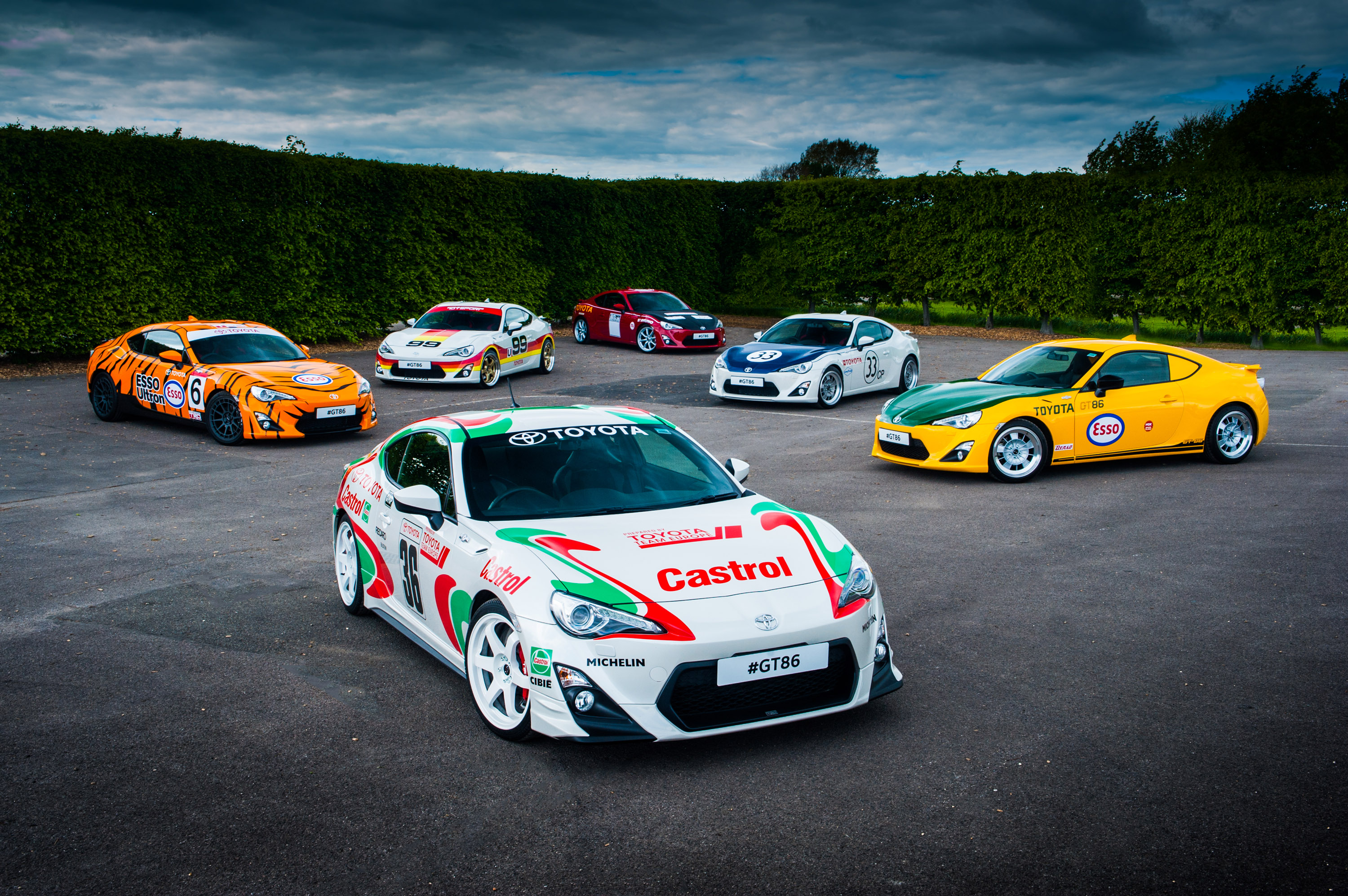 Toyota GT86 in classic liveries