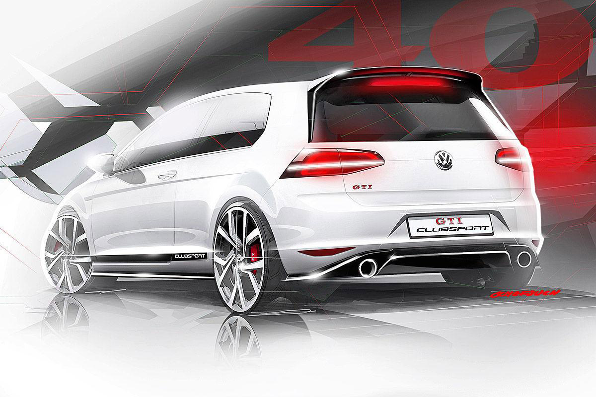 Volkswagen Golf GTI Clubsport Sketches