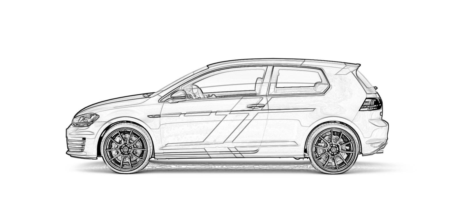 Volkswagen Golf GTI Performance one-off Sketches