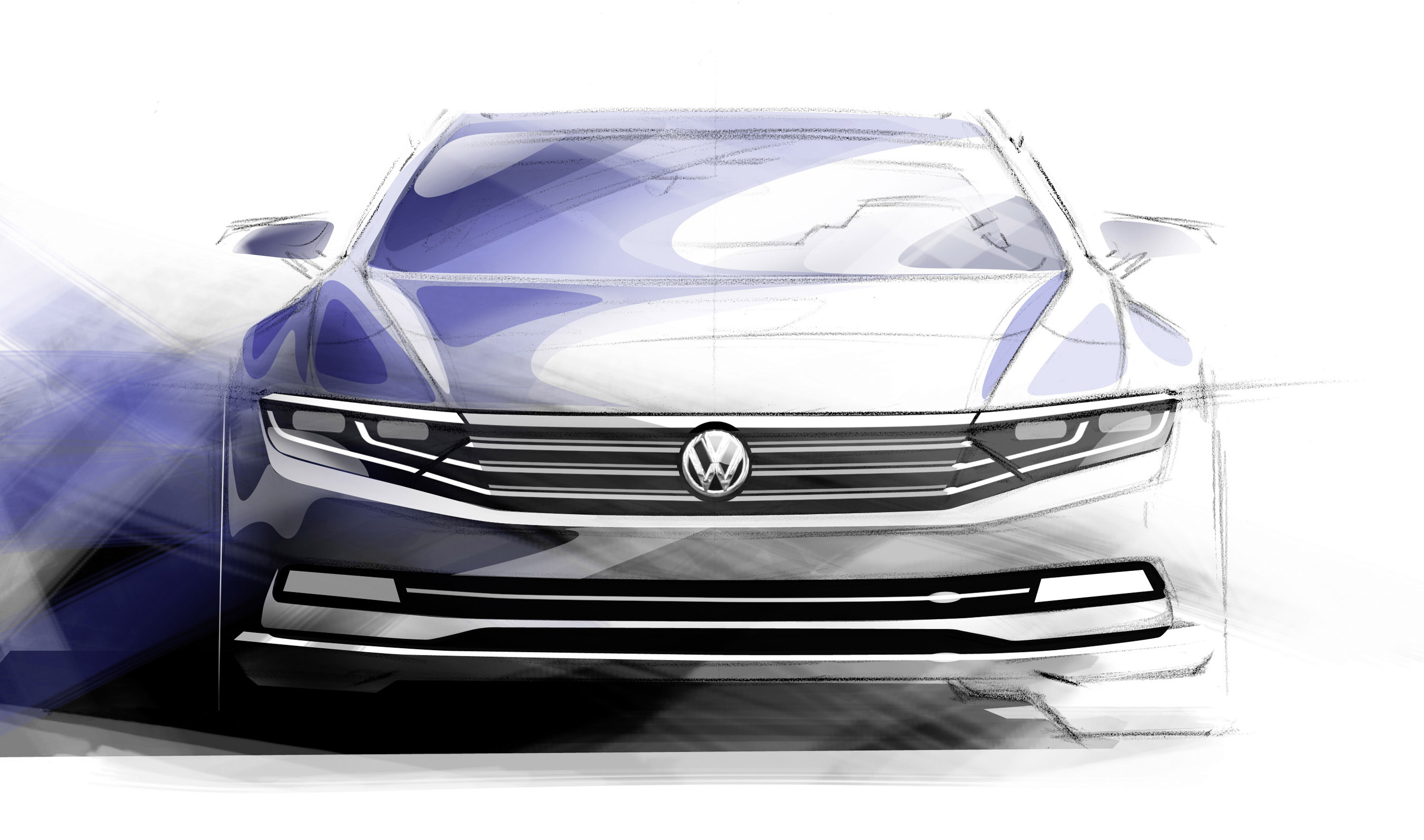 Volkswagen Passat Sketches