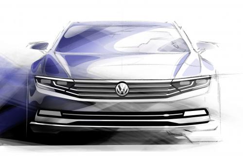 Volkswagen Passat Sketches (2015) - picture 1 of 3