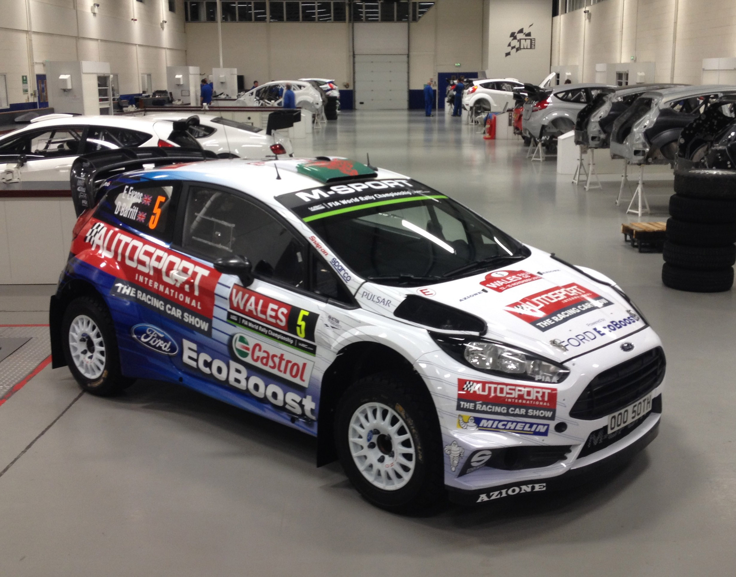 Ford Elfyn Evans M-Sport Fiesta RS WRC