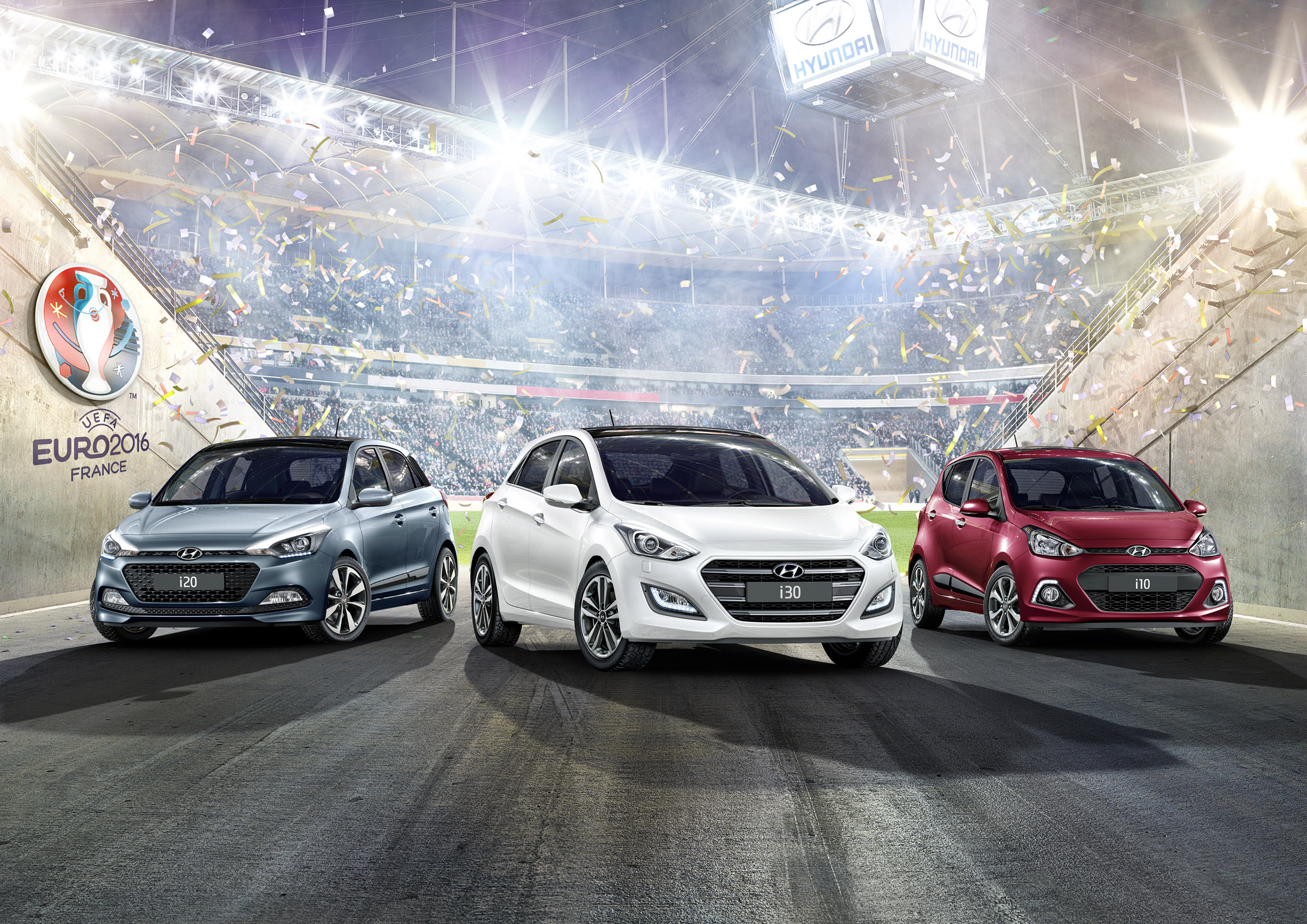 Hyundai i10, i20 and i30 GO!