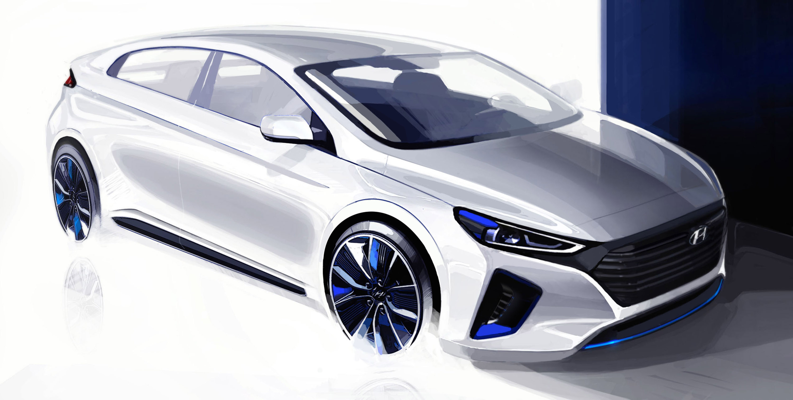 Hyundai IONIQ Concept Sketches
