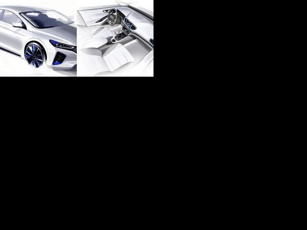Hyundai IONIQ Concept Sketches (2016) - picture 1 of 2