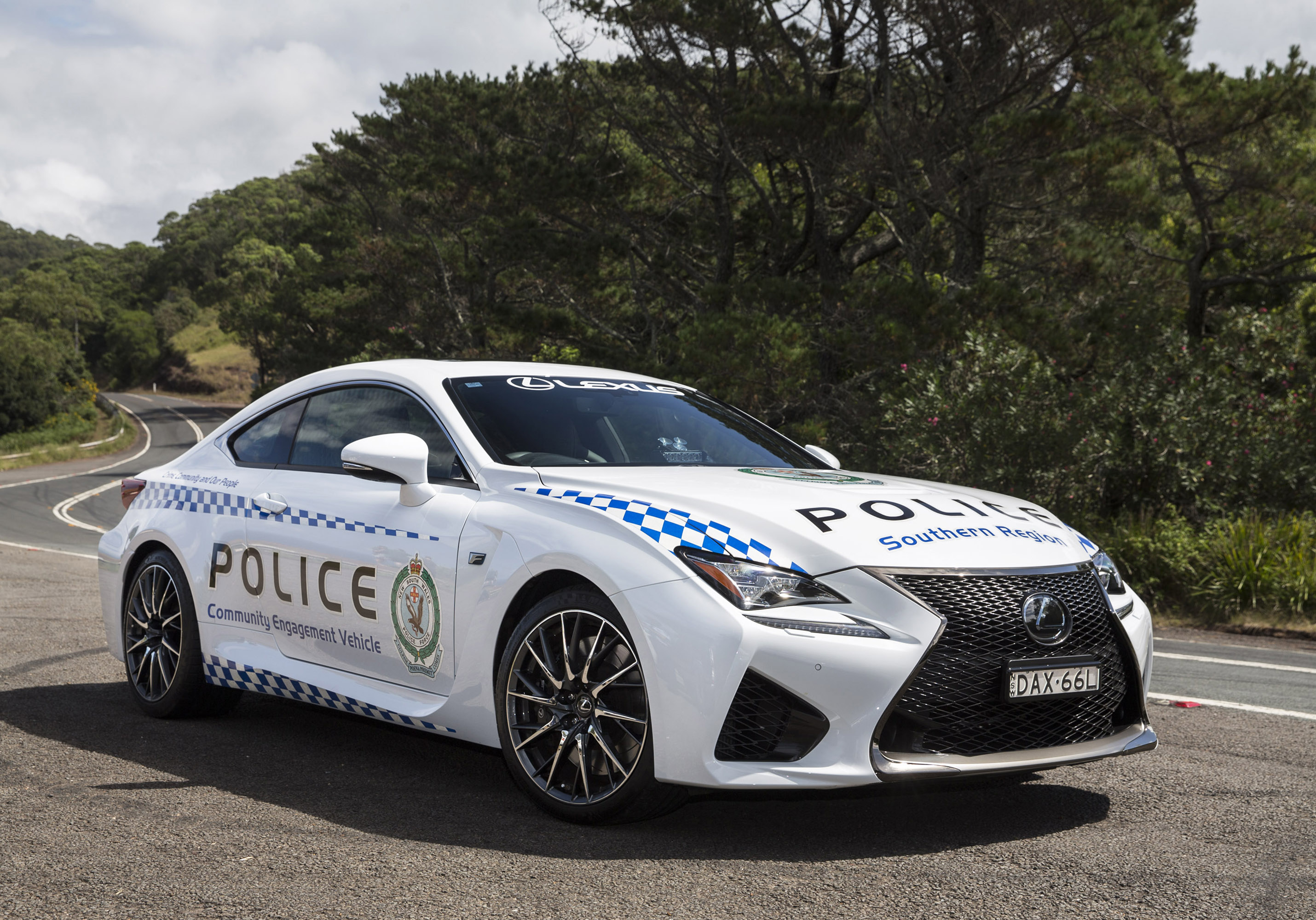 Lexus RC F NSW Police Coupe