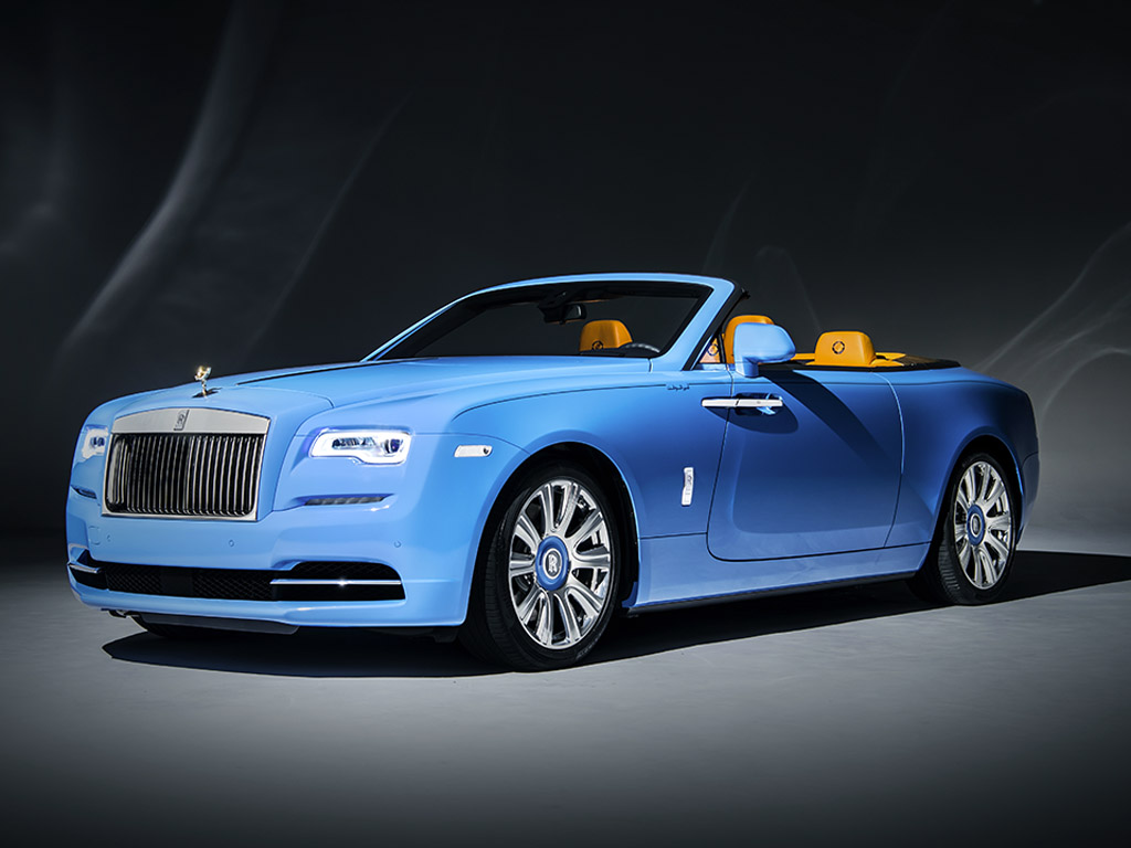 Rolls-Royce Dawn Cabriolet in Bespoke Blue