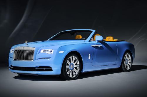 Rolls-Royce Dawn Cabriolet in Bespoke Blue (2016) - picture 1 of 5