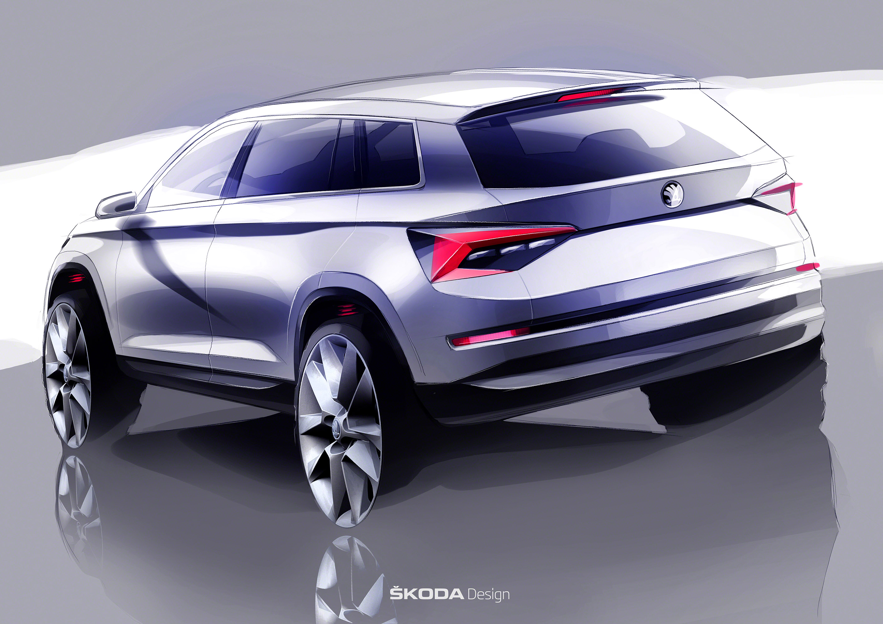 Skoda Kodiaq Sketches