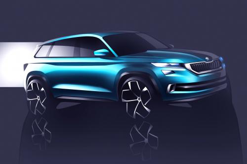 Skoda VisionS Concept Sketches (2016) - picture 1 of 3
