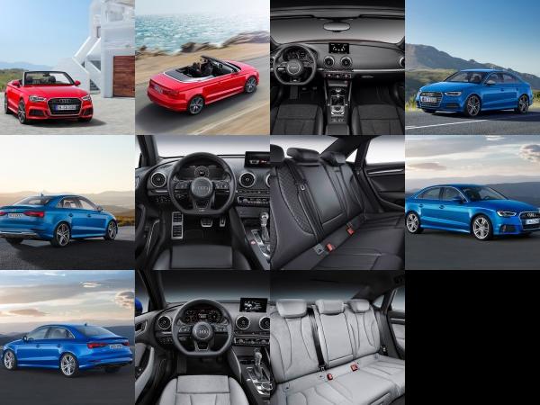 Audi A3 Cabriolet, A3 Sedan and S3 Sedan (2017) - picture 1 of 11