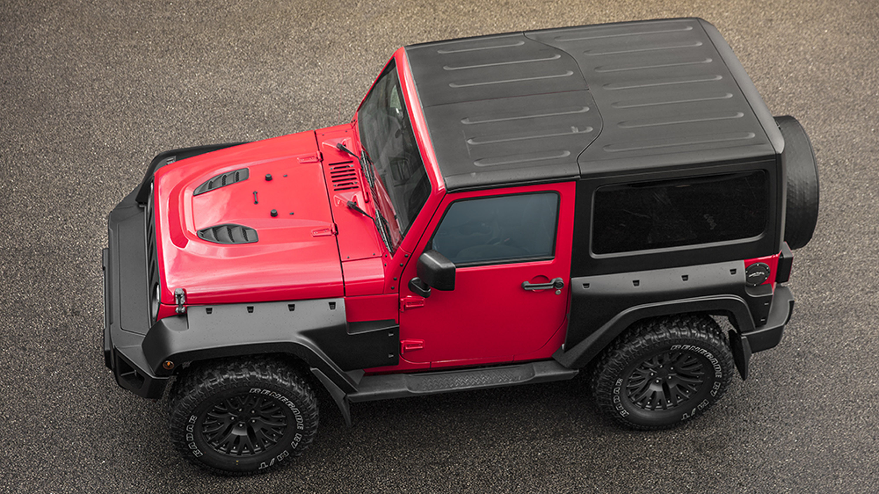 Firecracker Red Jeep Wrangler Sahara 3.6 Petrol Black Hawk Wide Track Edition