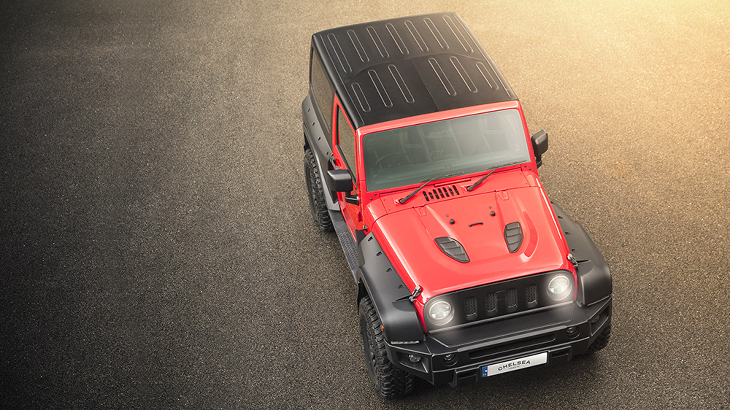 Firecracker Red Jeep Wrangler Sahara 3.6 Petrol Black Hawk Wide Track Edition