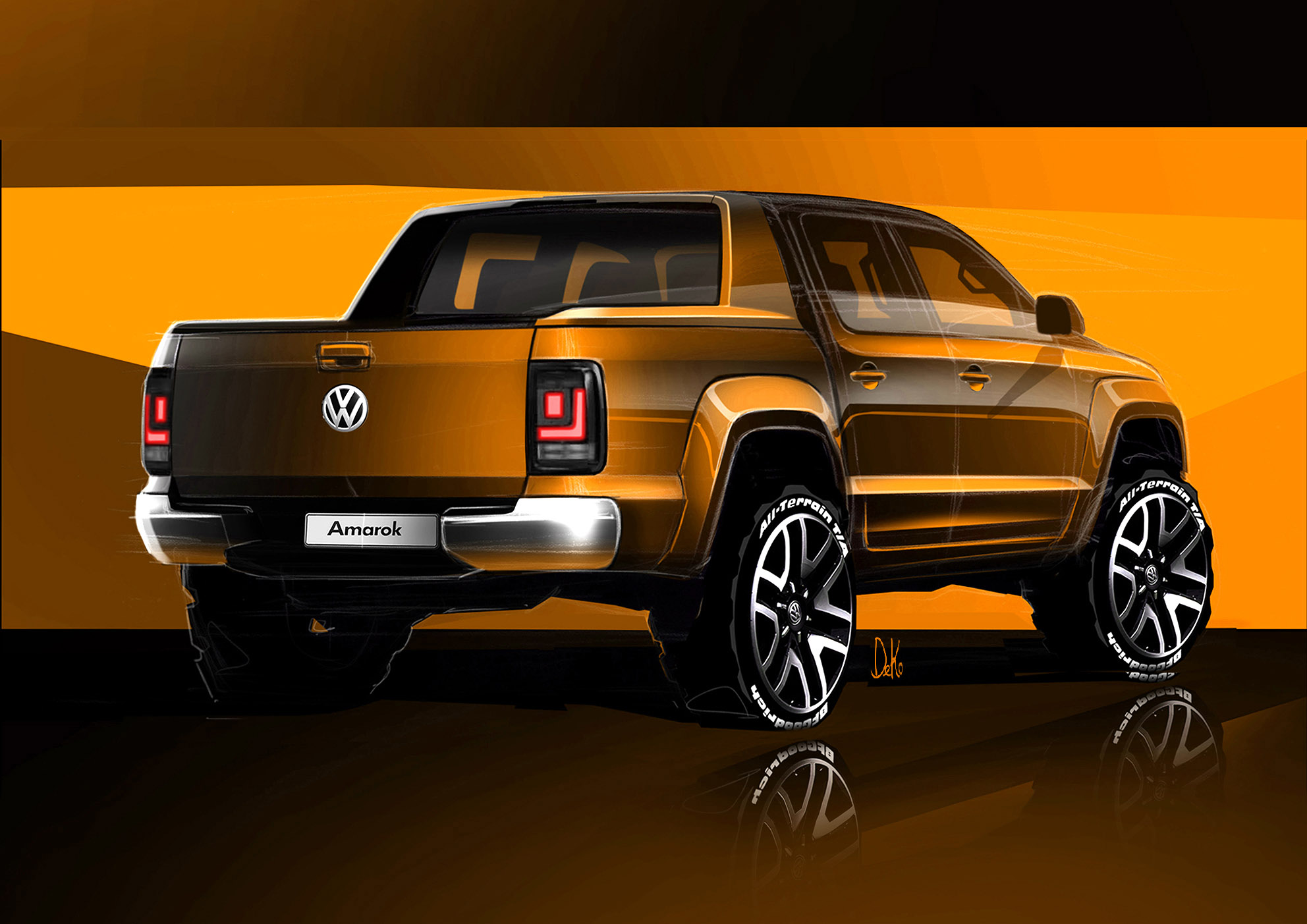 Volkswagen Amarok Sketches