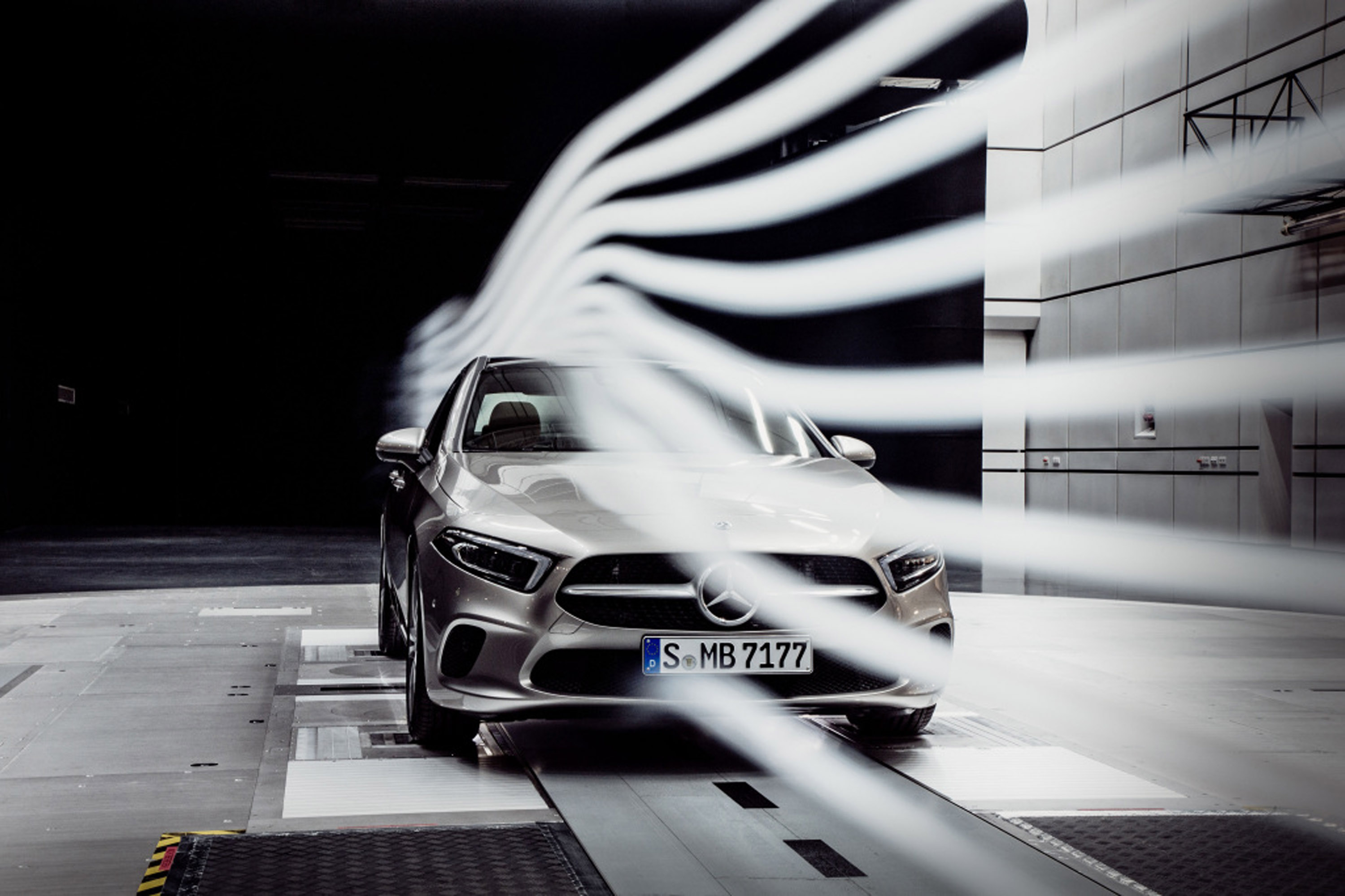 Mercedes-Benz A-Class aerodynamic tests
