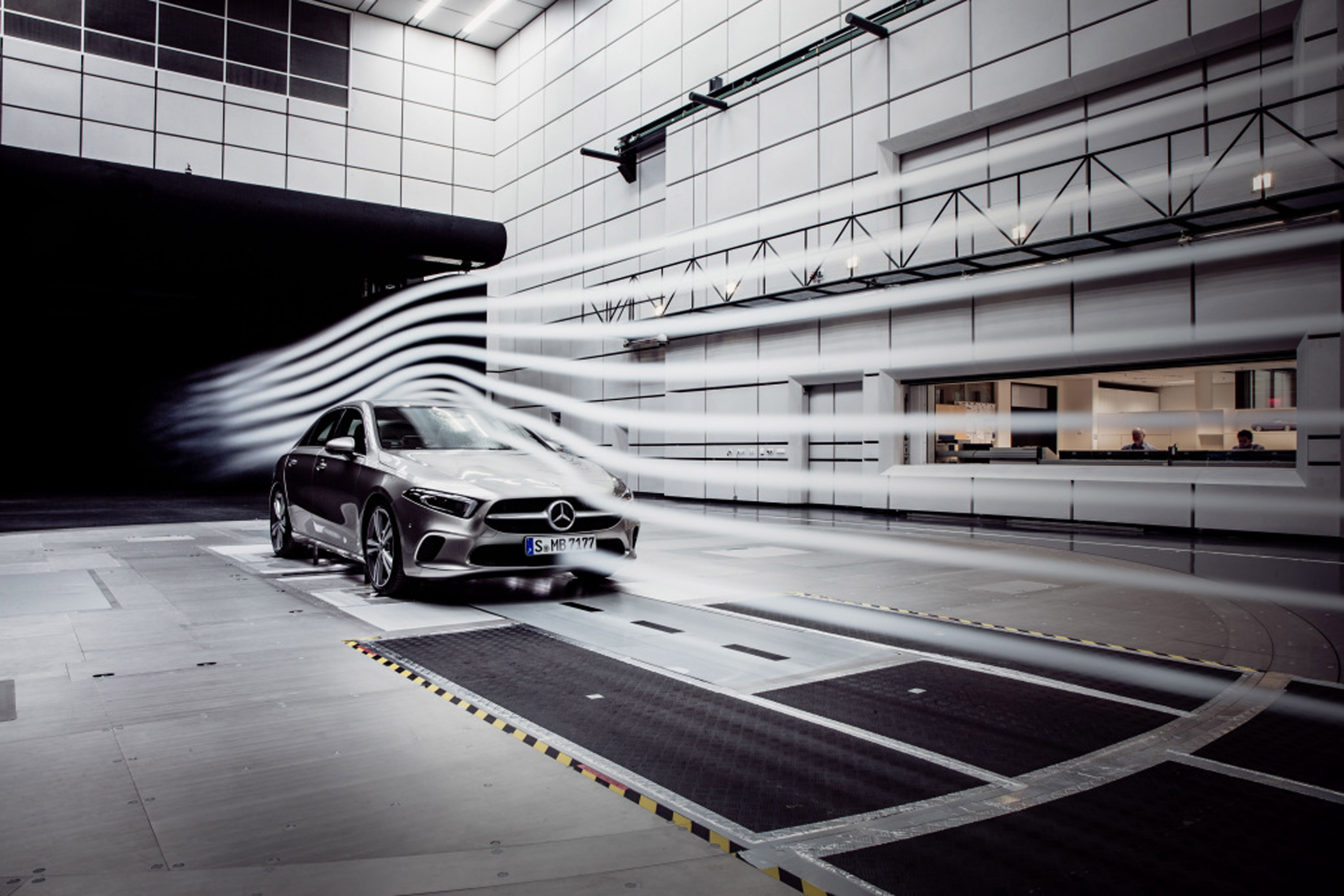 Mercedes-Benz A-Class aerodynamic tests