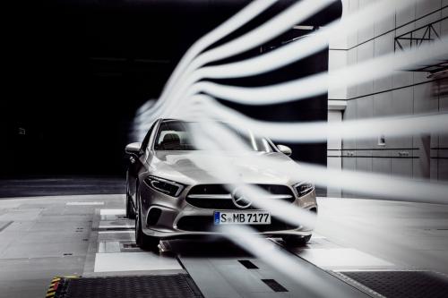 Mercedes-Benz A-Class aerodynamic tests (2018) - picture 1 of 3