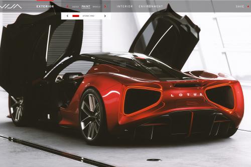 Lotus Evija Digital Configurator (2020) - picture 8 of 10