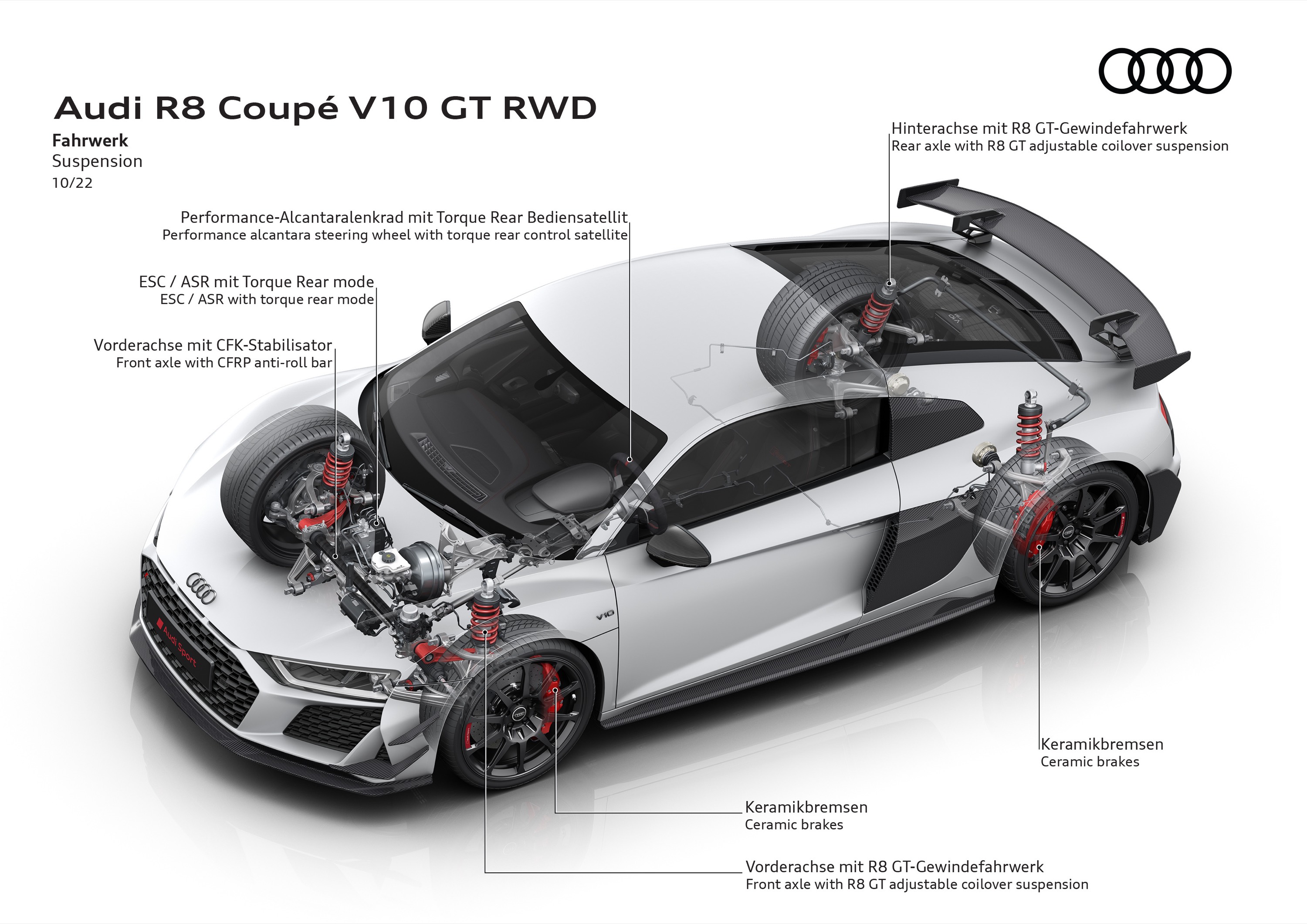 Audi R8 Coupe V10 GT RWD