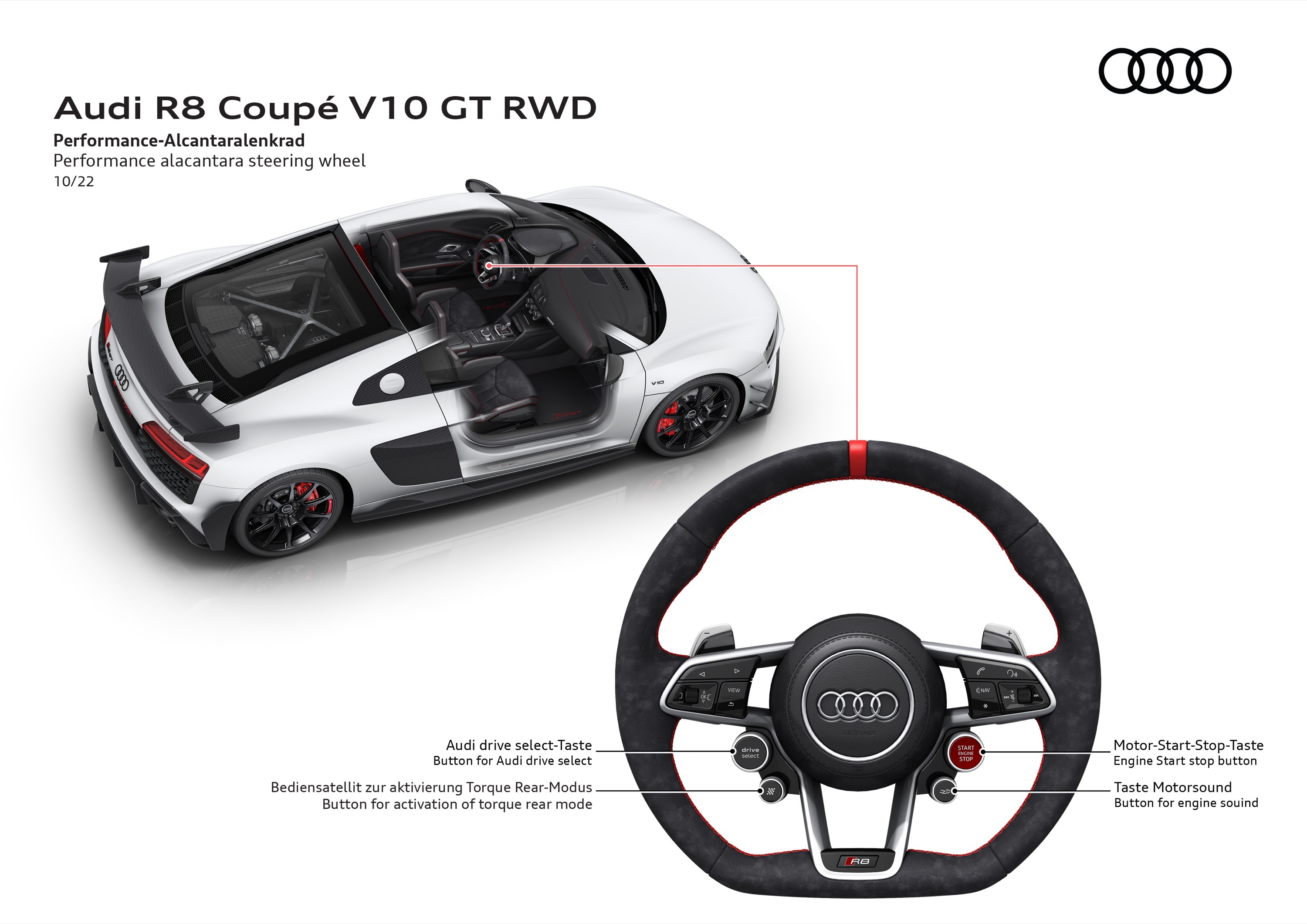 Audi R8 Coupe V10 GT RWD