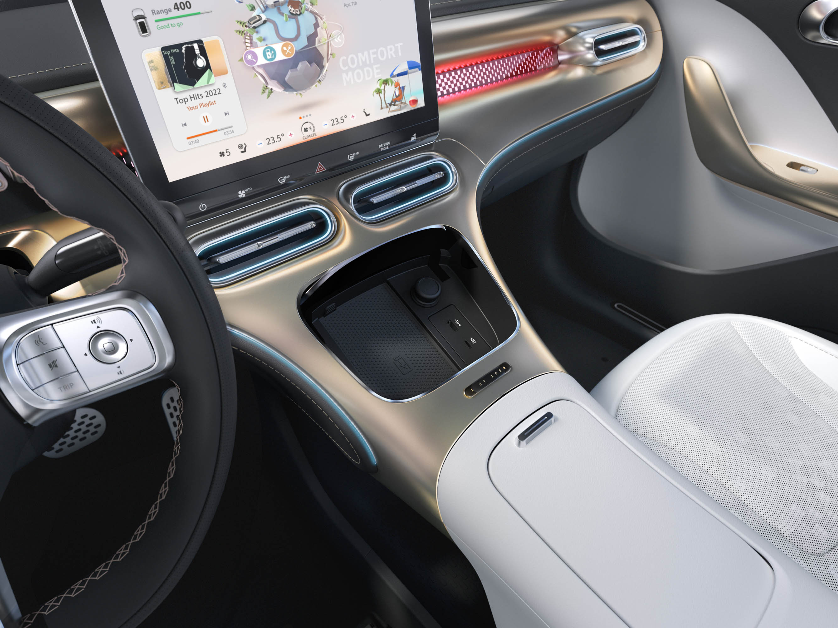 Smart #1 Premium 2023 - FULL Review in 4K (Exterior - Interior) Cool  Infotainment 