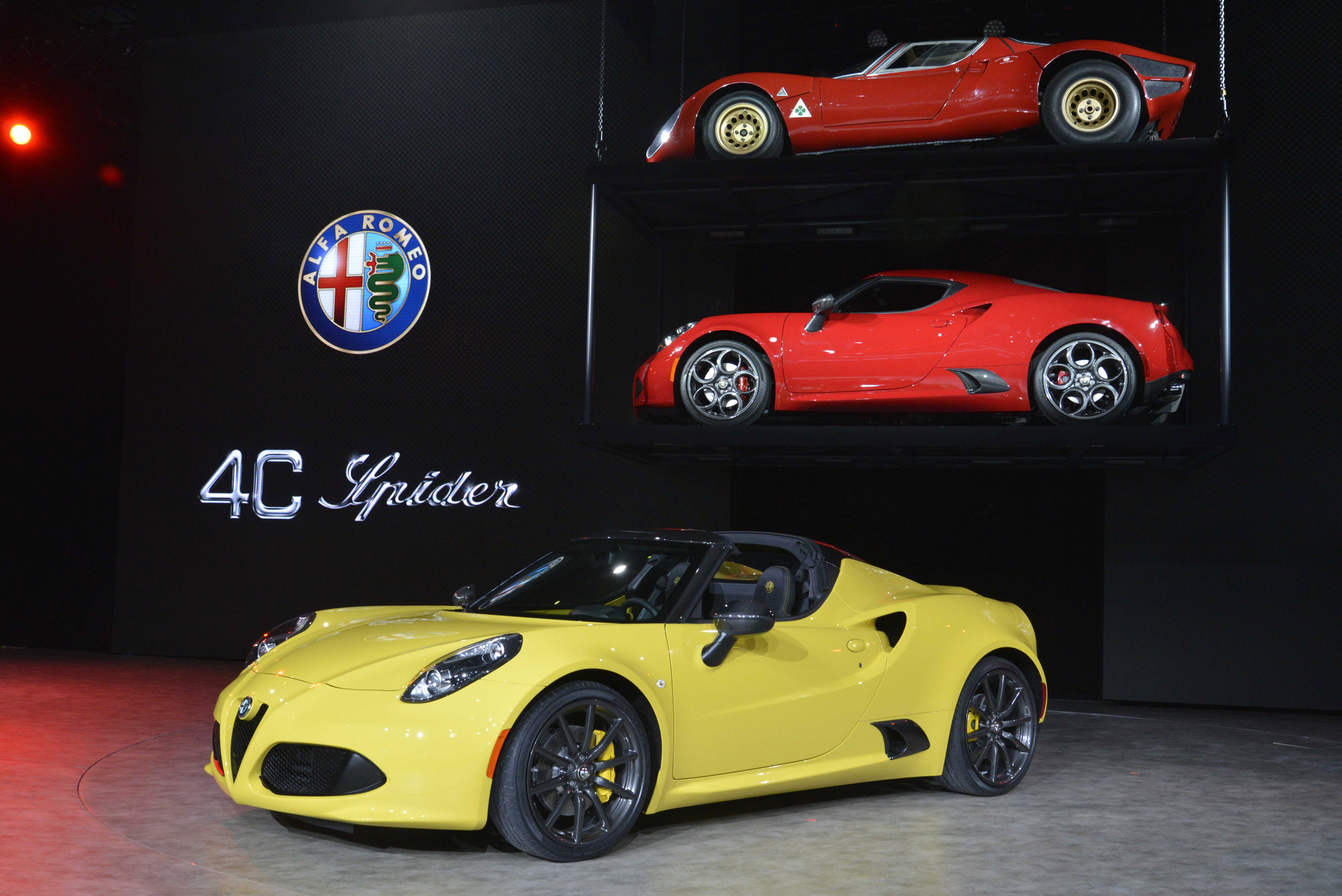 Alfa Romeo 4C Spider Detroit