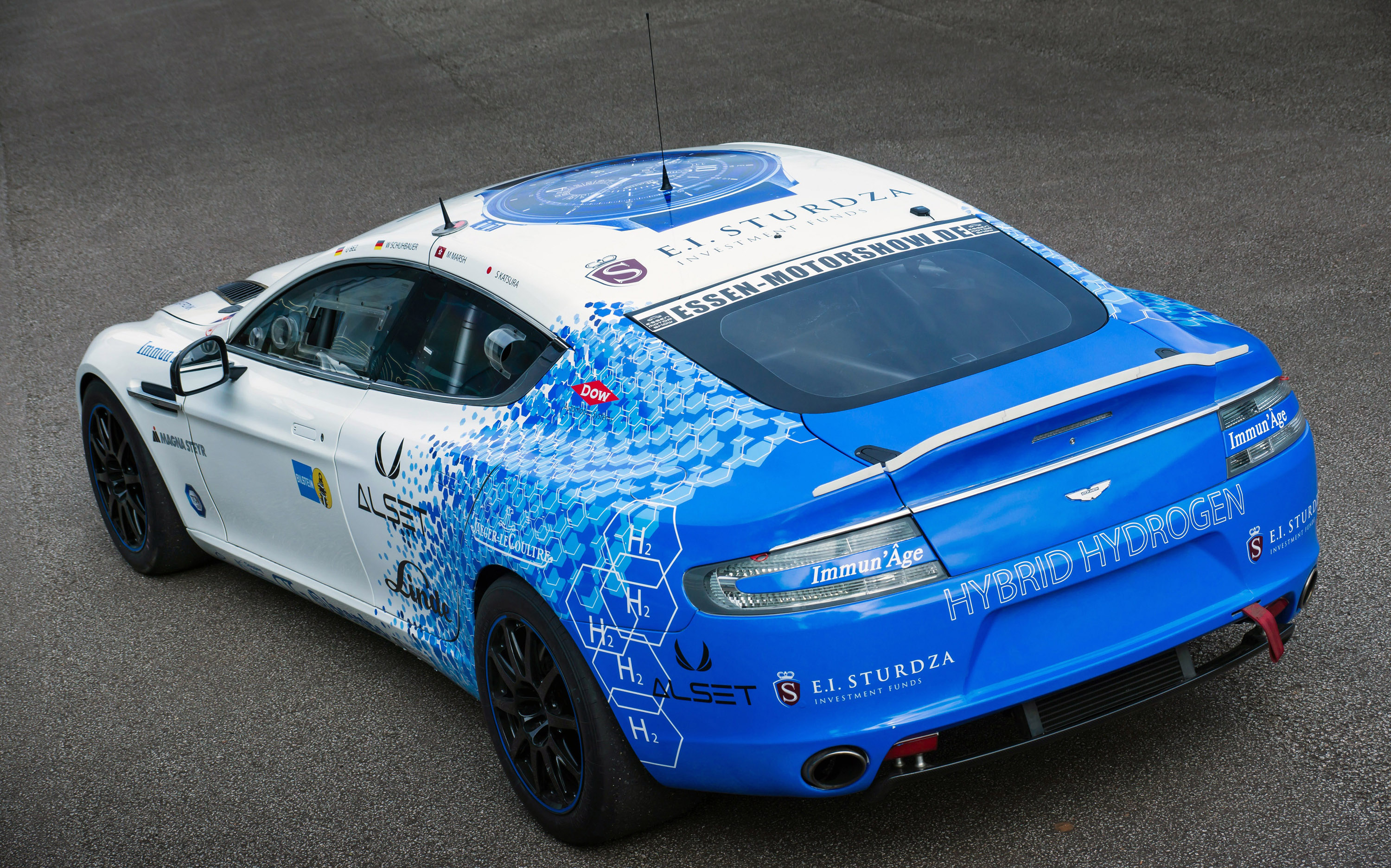 Aston Martin Hybrid Hydrogen Rapide S Race Car