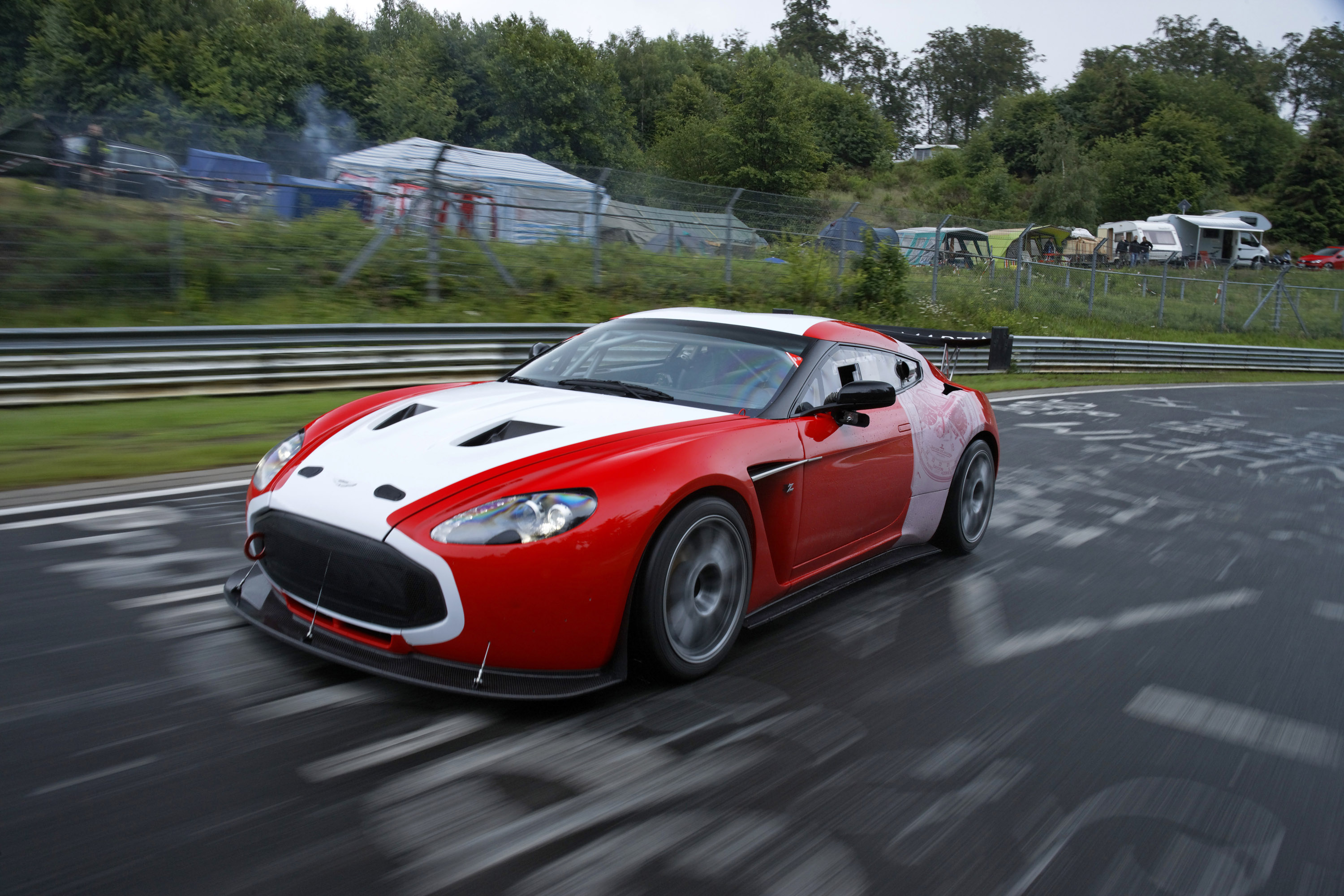 Aston Martin V12 Zagato at the Nurburgring