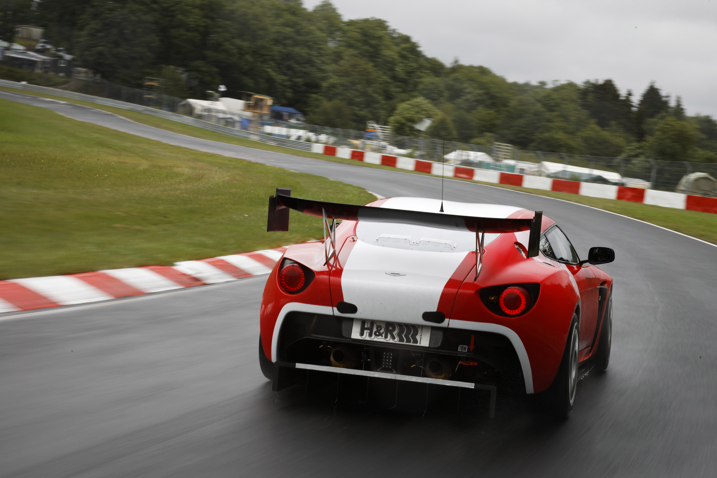 Aston Martin V12 Zagato at the Nurburgring