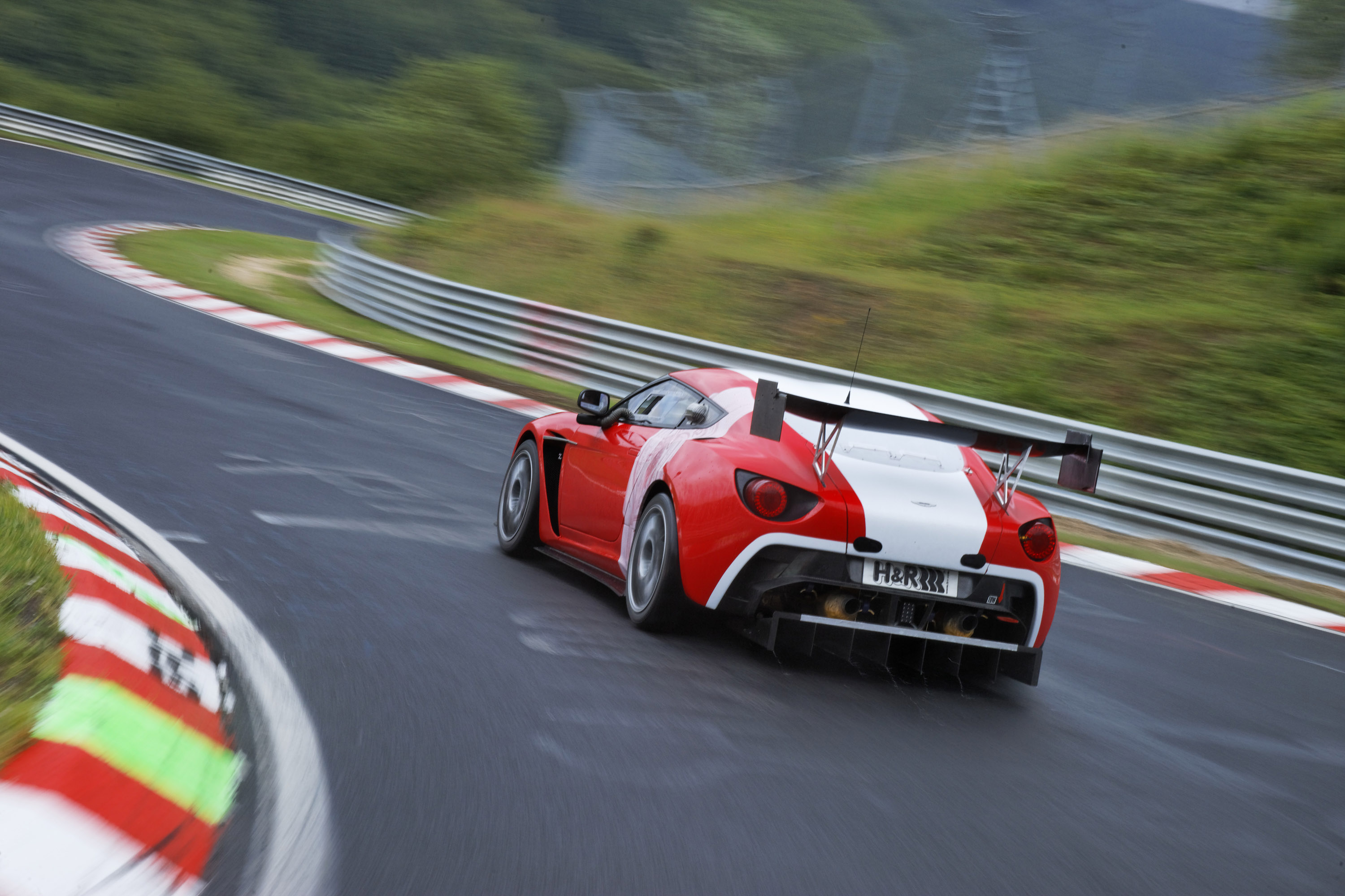 Aston Martin V12 Zagato at the Nurburgring