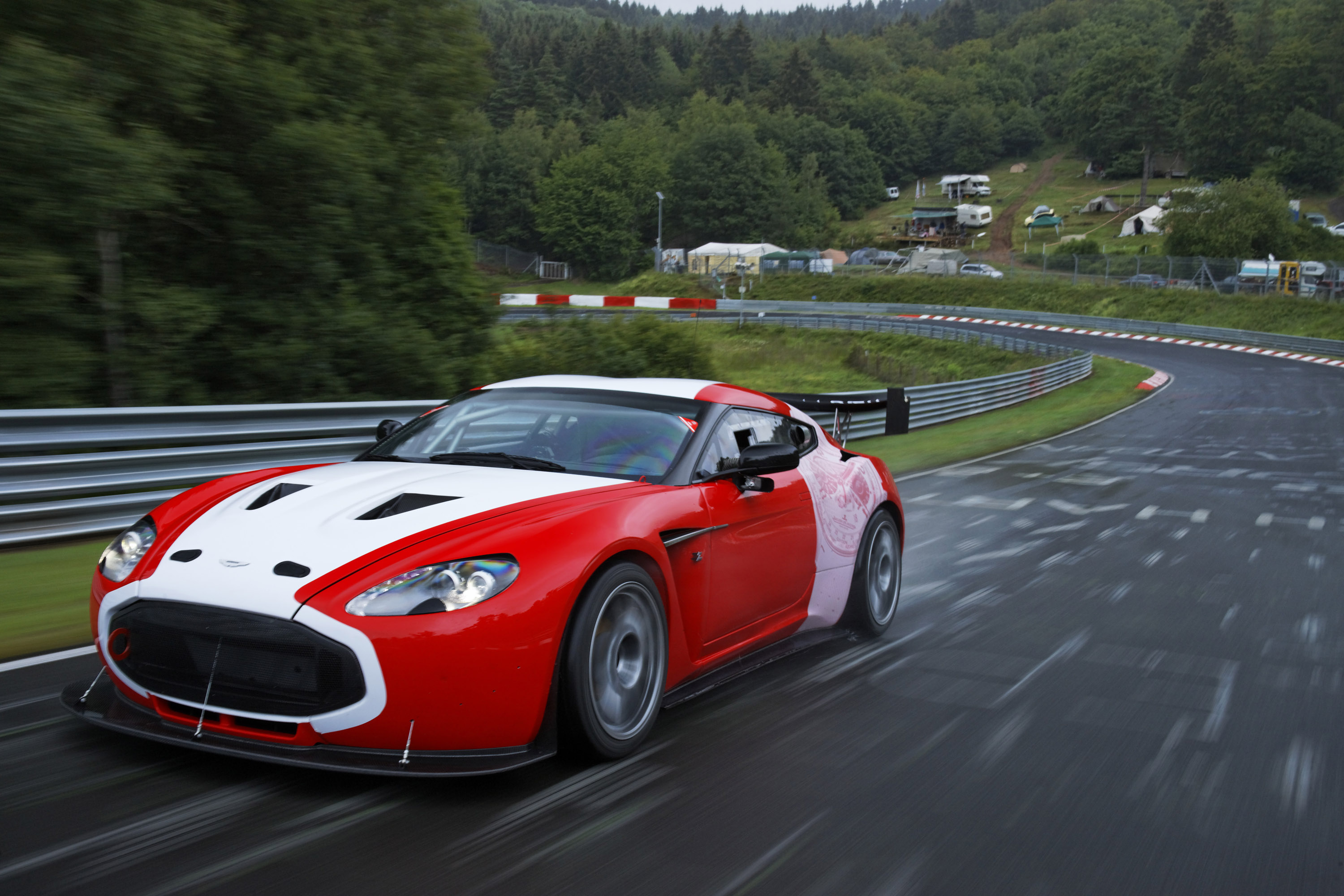 Aston Martin V12 Zagato at the Nurburgring