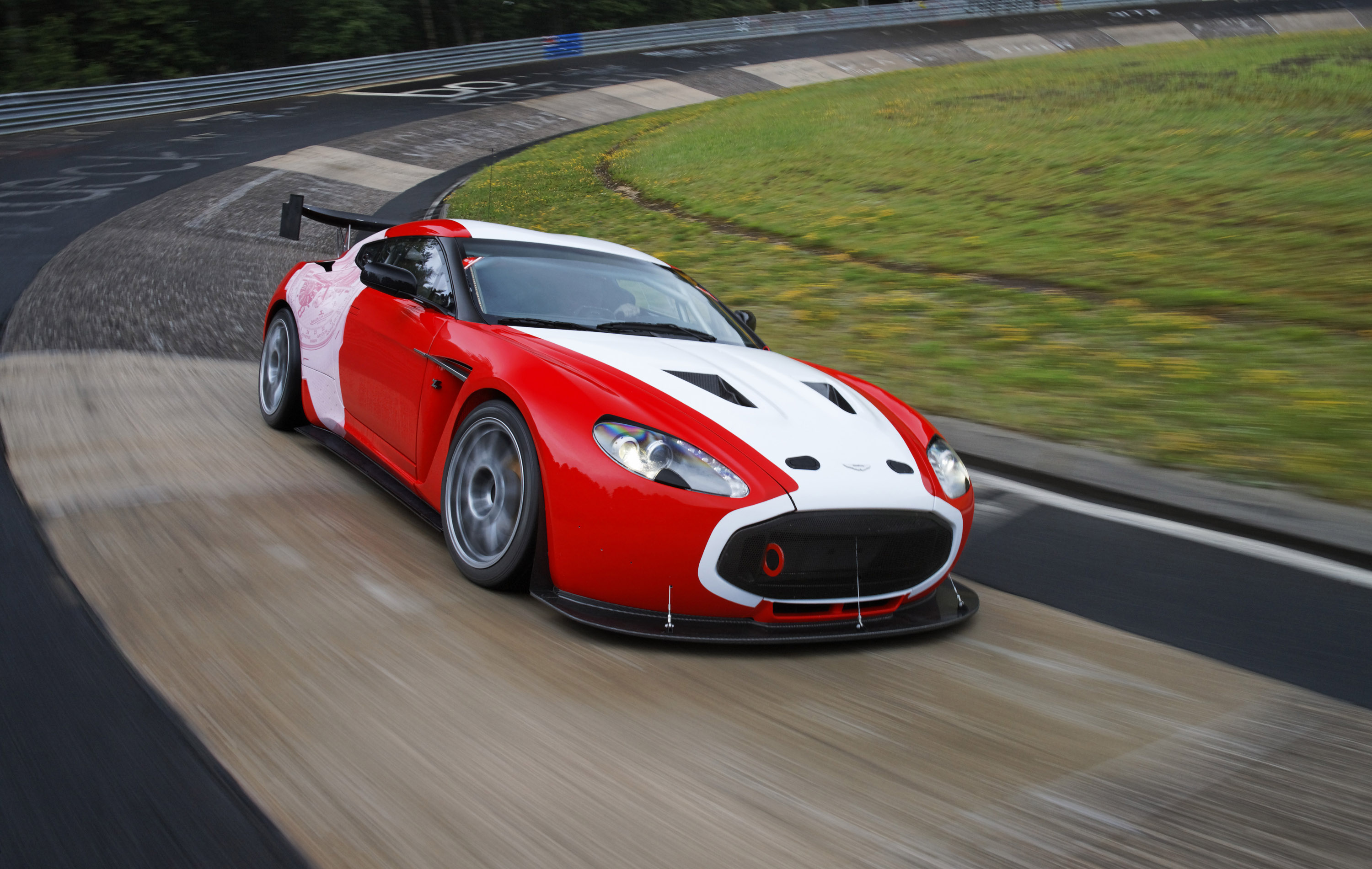 Aston Martin V12 Zagato at the Nurburgring