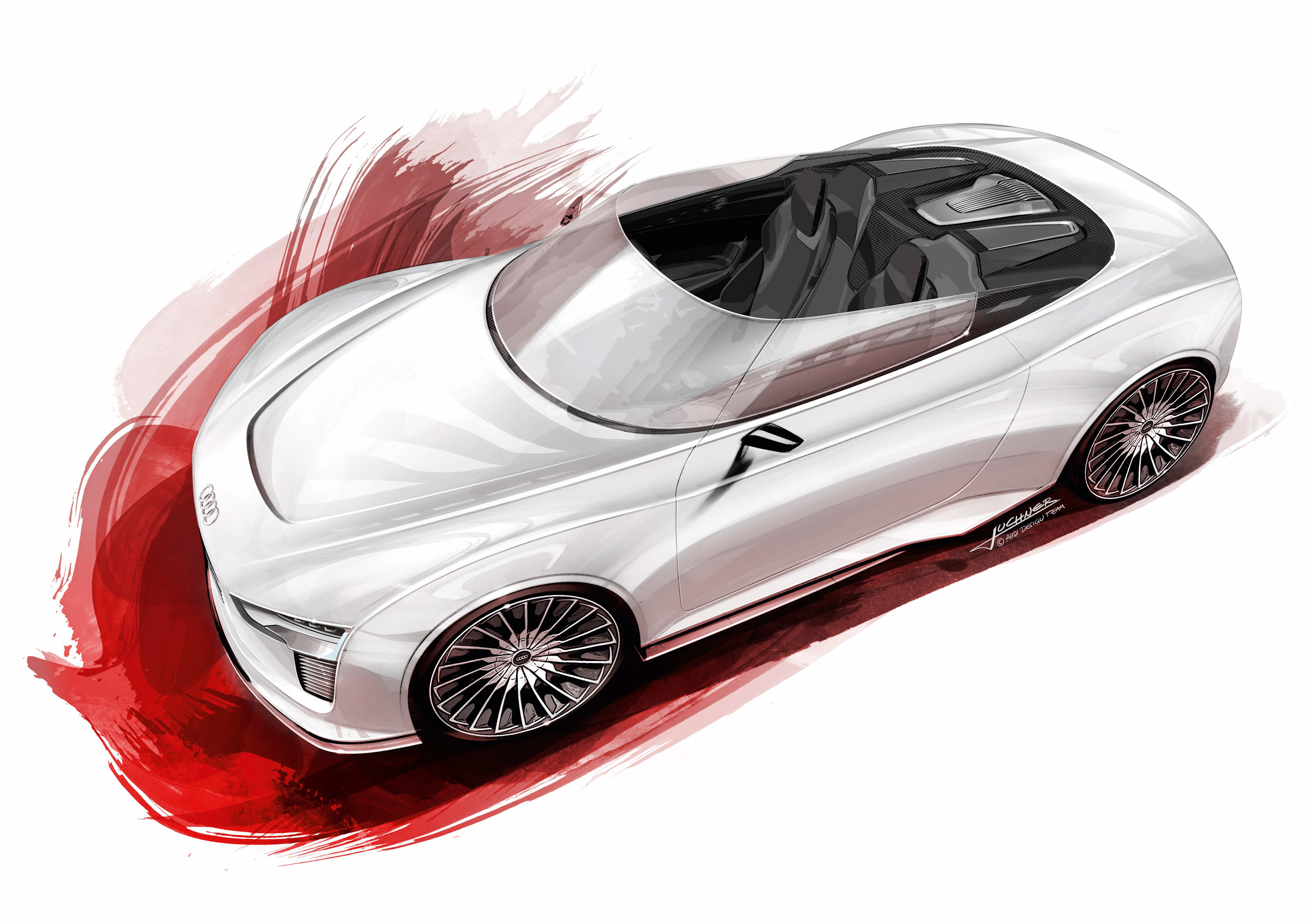 Audi e-tron Spyder sketches