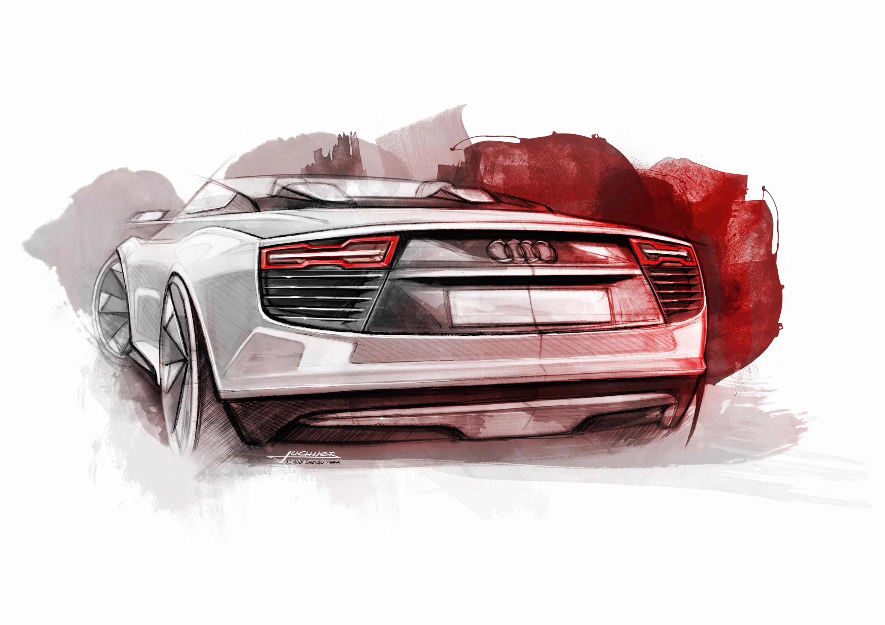 Audi e-tron Spyder sketches