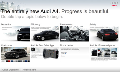 Audi iphone application