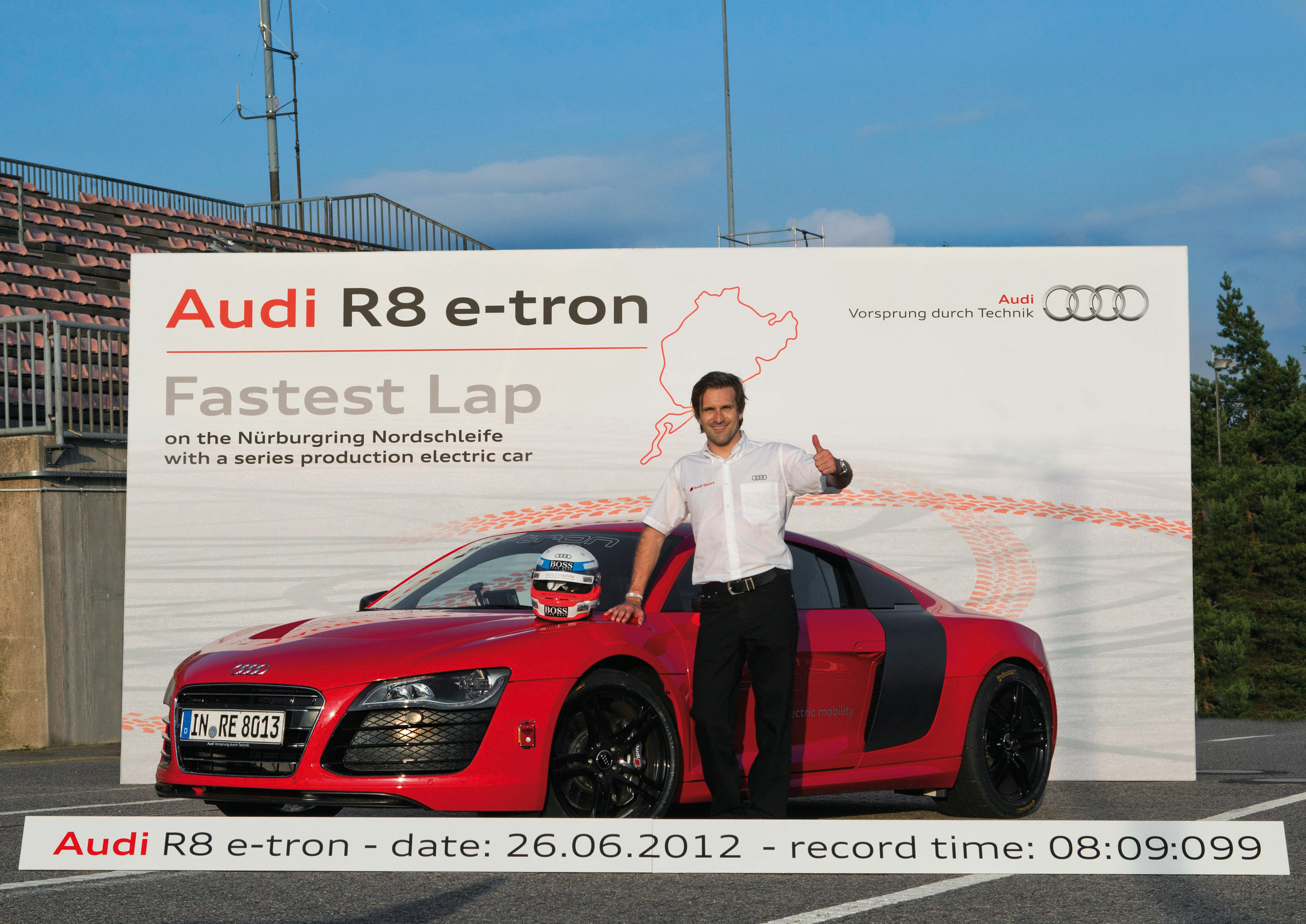 Audi R8 e-tron Nurburgring Record