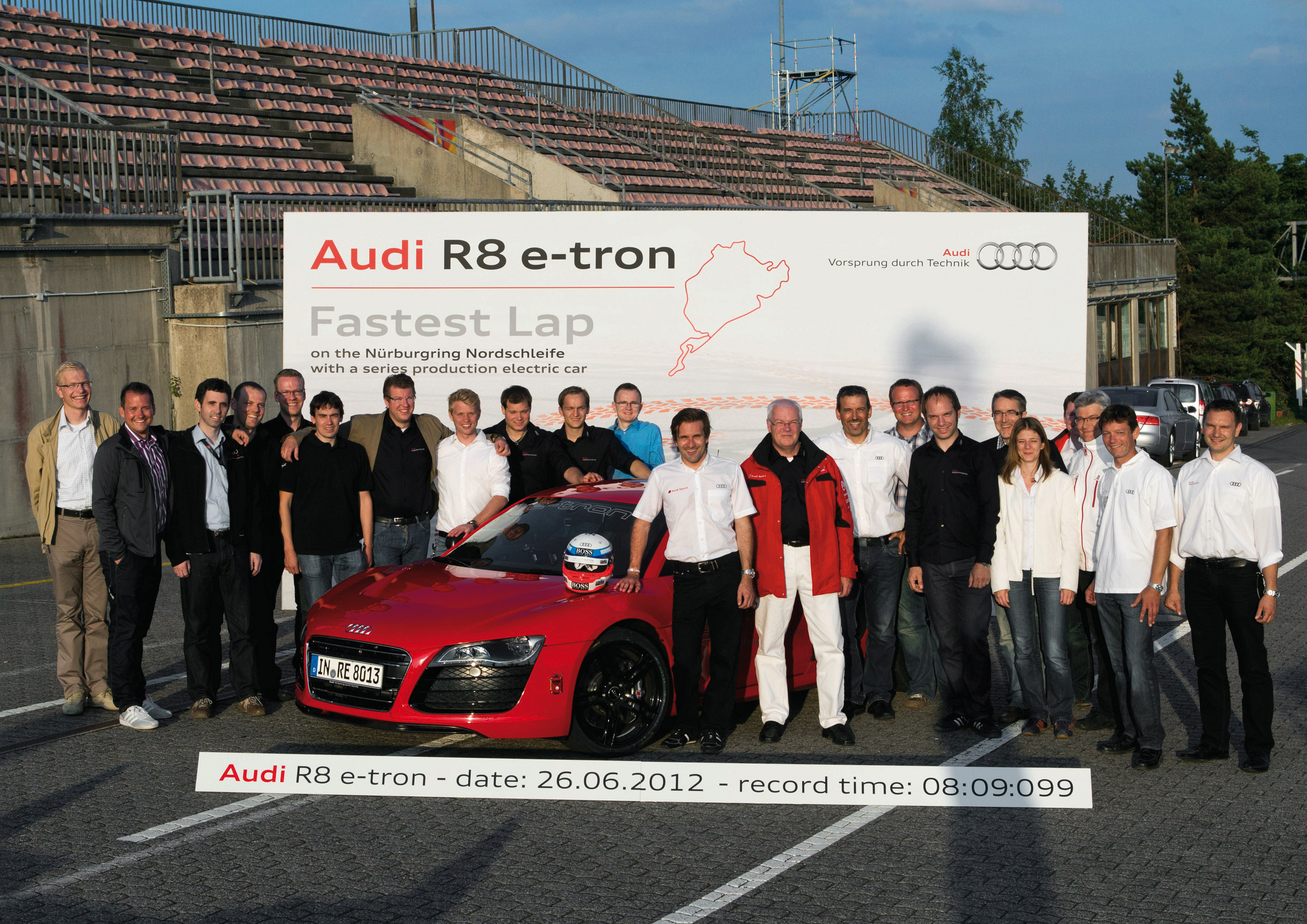 Audi R8 e-tron Nurburgring Record