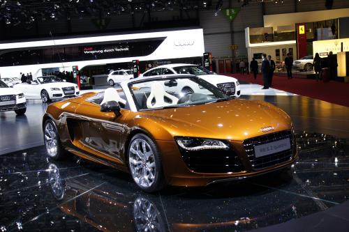 Audi R8 Roadster 5.2 quattro Geneva (2010) - picture 1 of 3