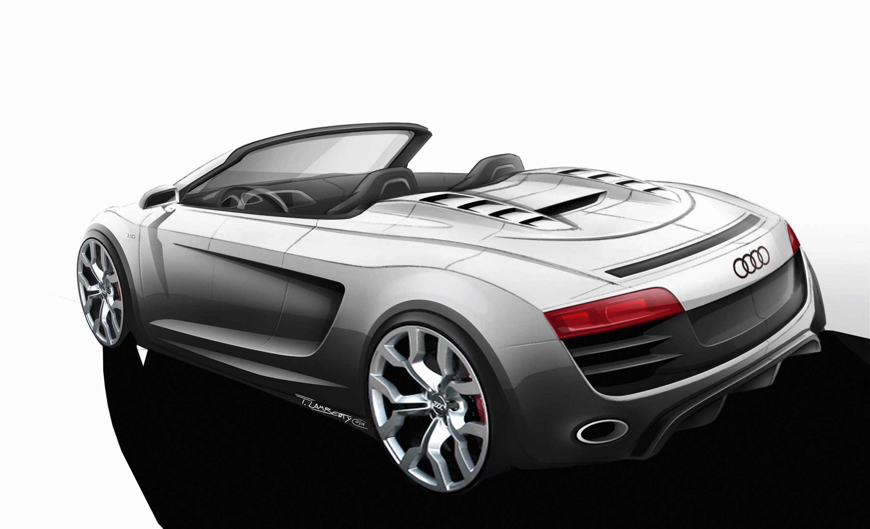 Спайдер 5. Audi r8 Spyder 5.2 FSI quattro. Дизайн машины. Audi r8 серебристая. Практичный авто.