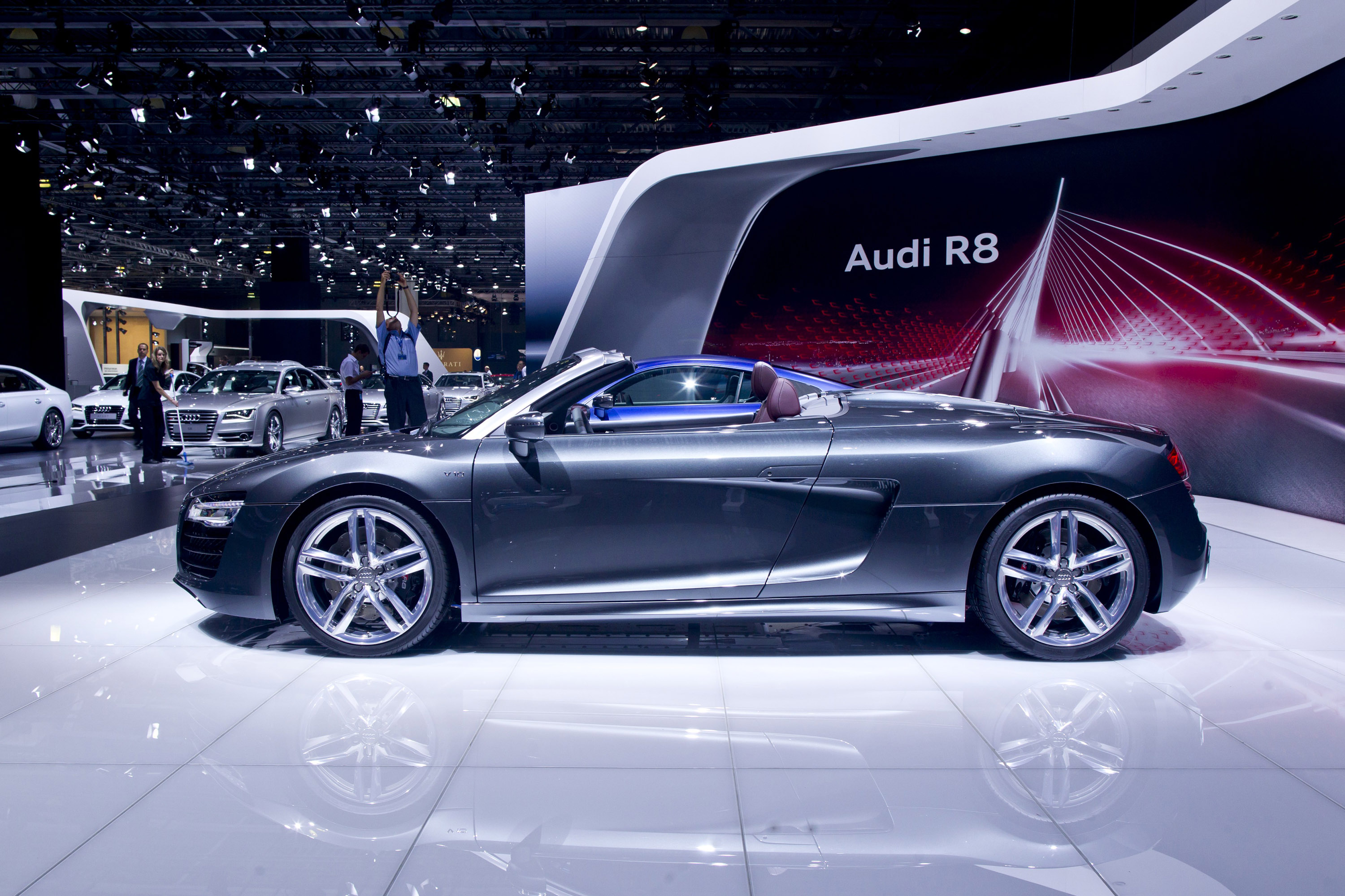 Audi R8 Spyder Moscow