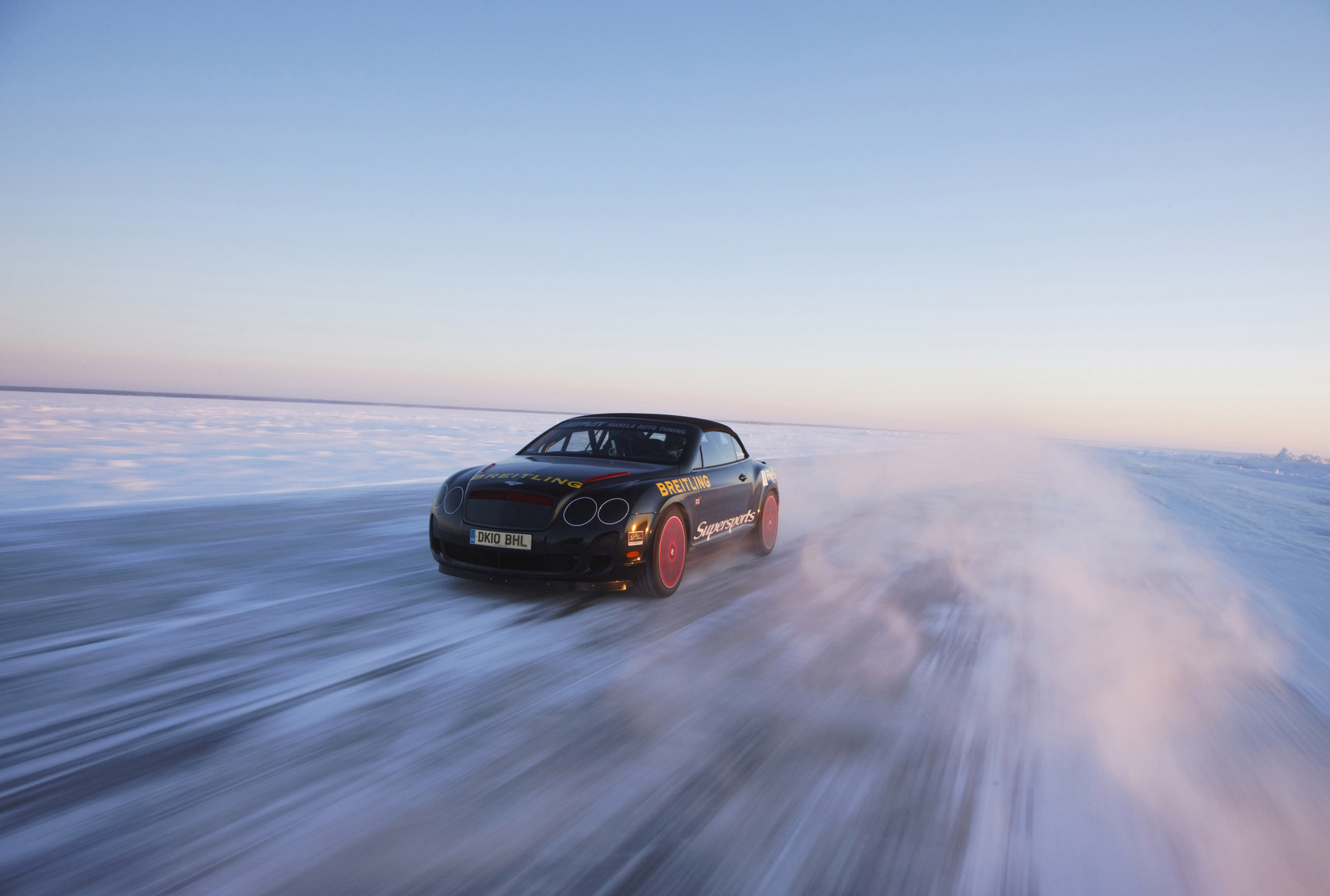 Bentley Supersports Ice Speed Record