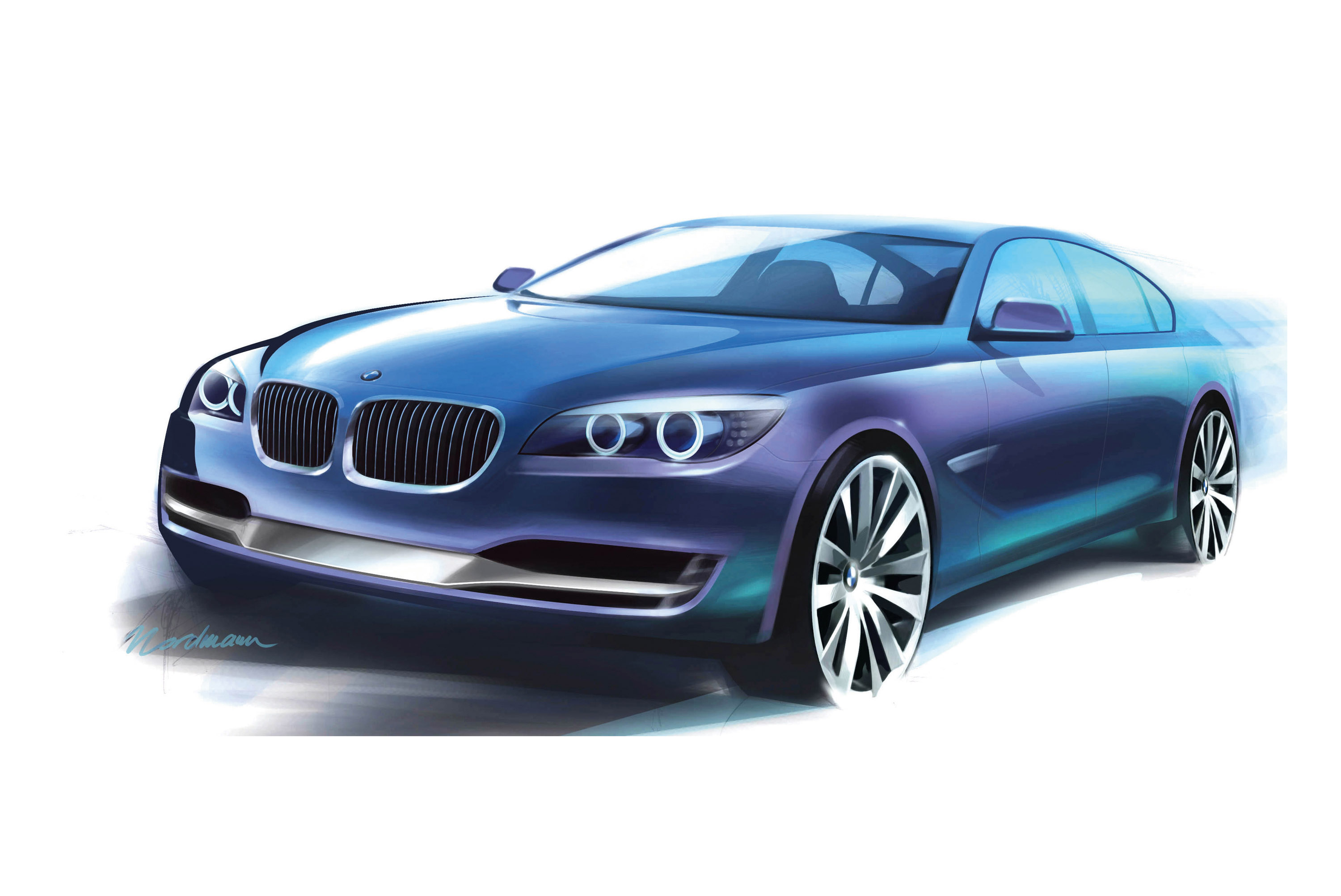 Вафельная машина. BMW. BMW 7er Concept. БМВ 7 синяя. BMW 7 Concept.