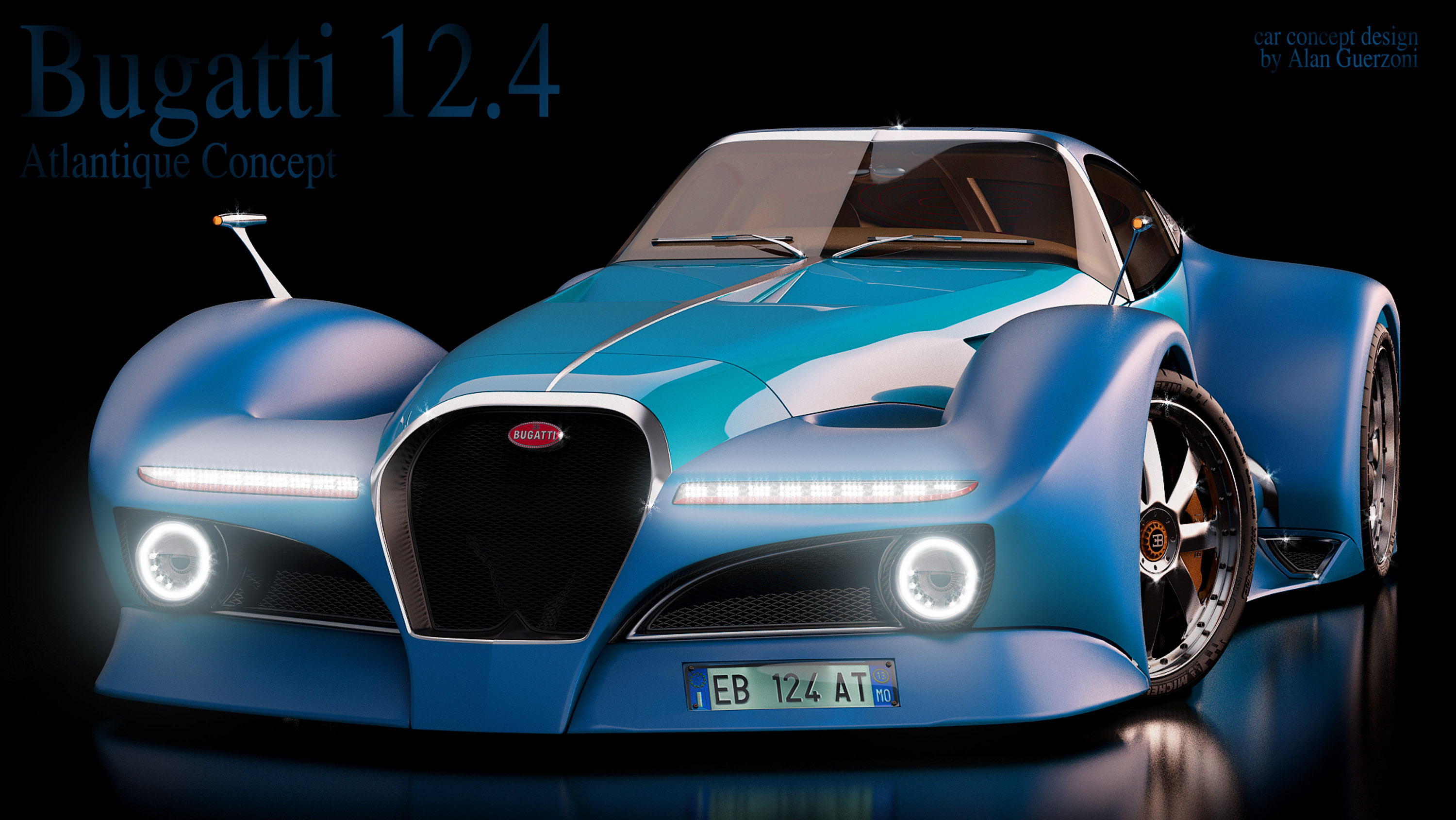 Bugatti 12.4 Atlantique Grand Sport Concept by Alan Guerzoni