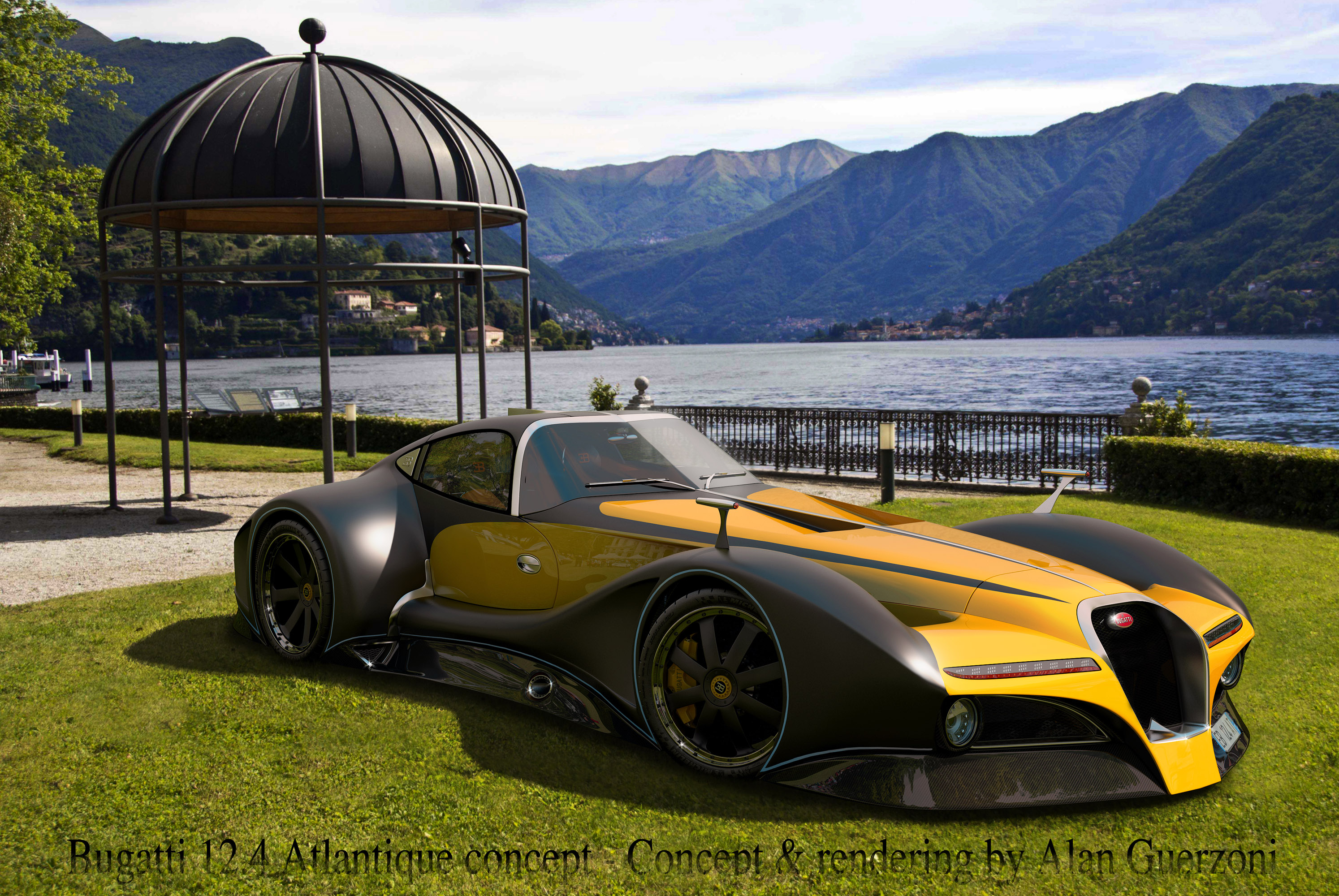 Bugatti 12.4 Atlantique Grand Sport Concept by Alan Guerzoni