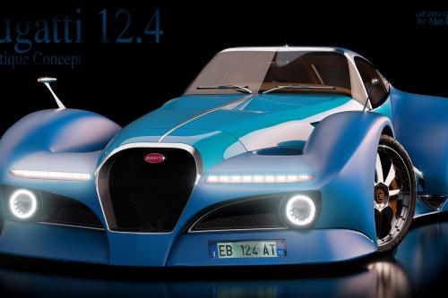 Bugatti 12.4 Atlantique Grand Sport Concept by Alan Guerzoni (2015) - picture 8 of 13