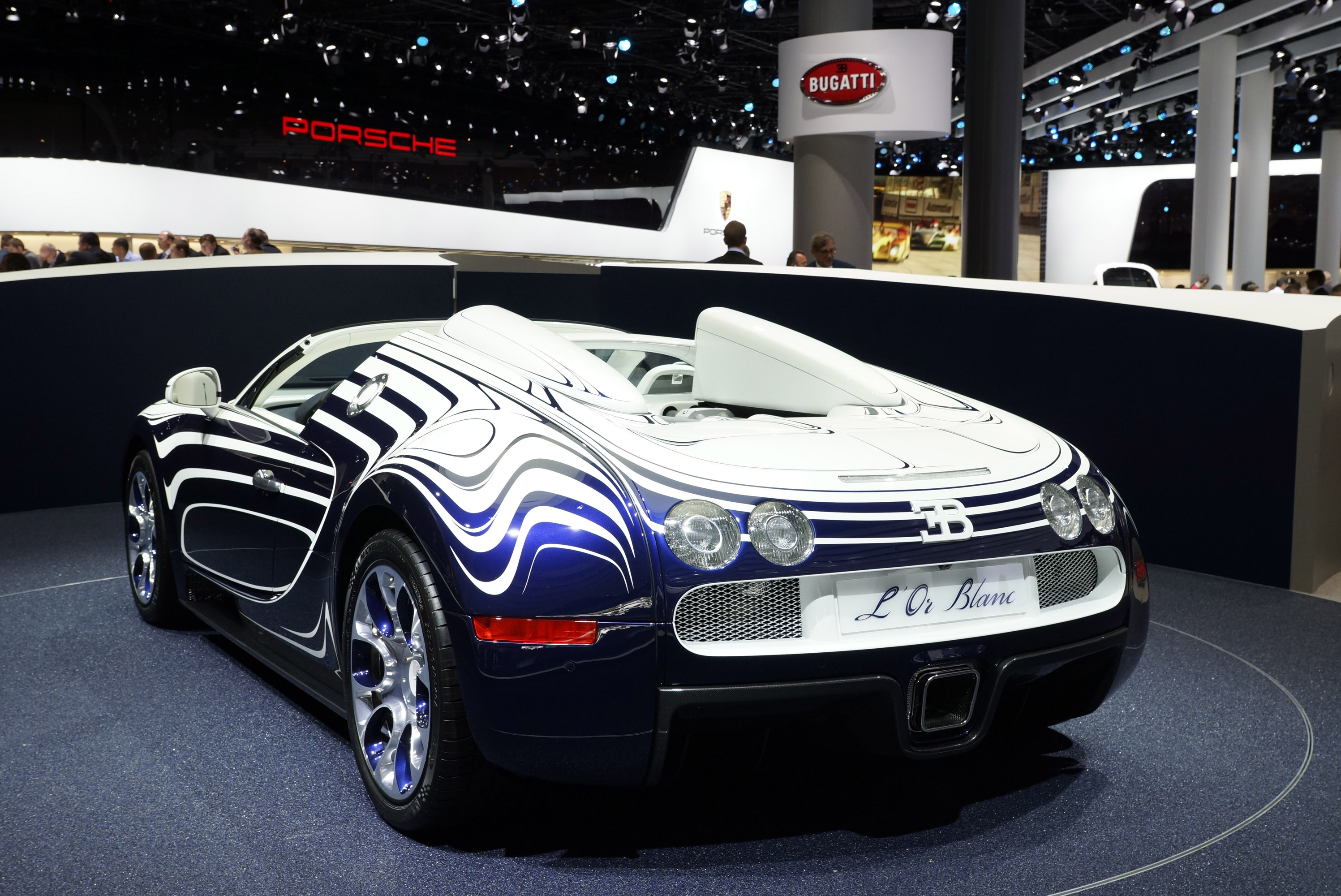 Bugatti Veyron LOr Blanc Frankfurt