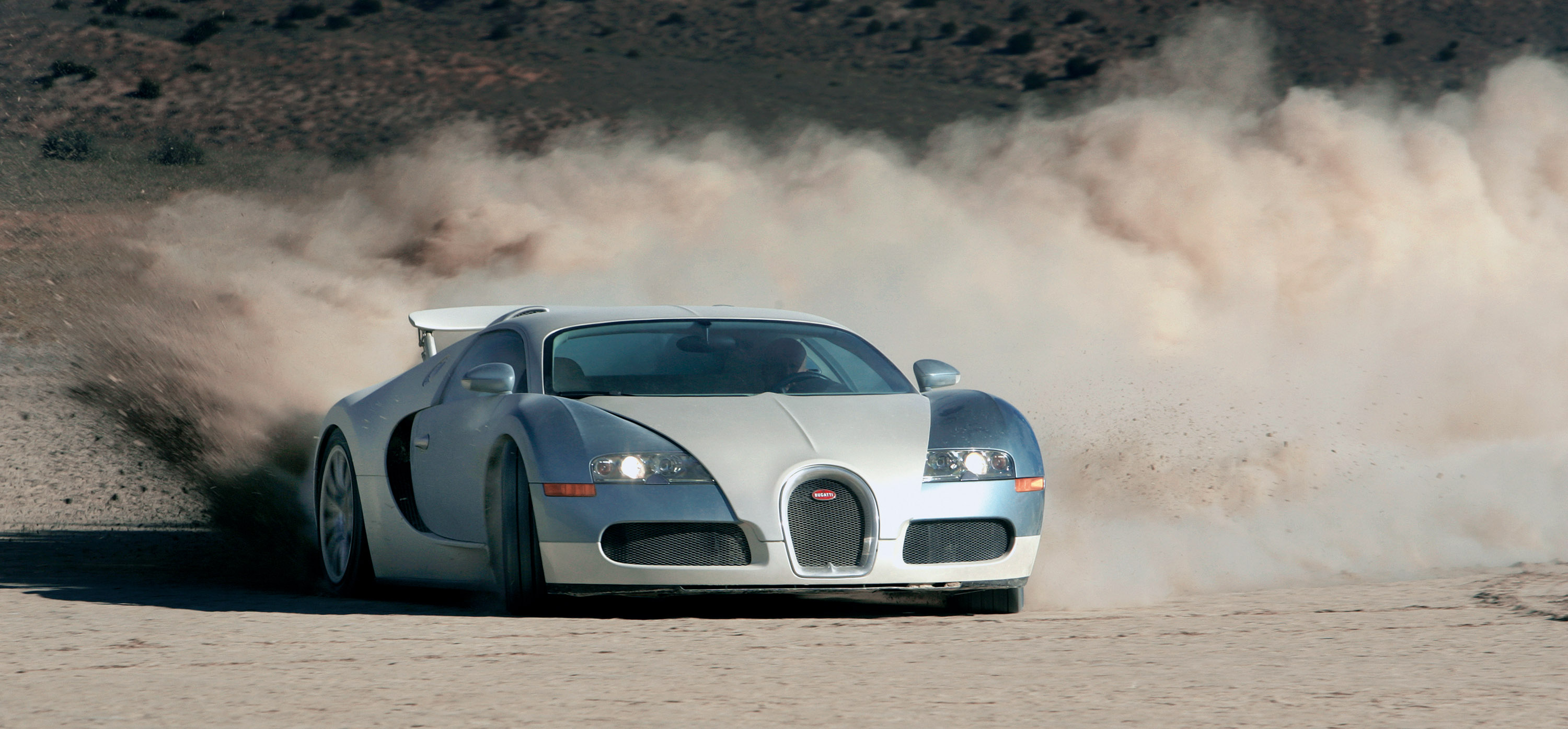 Bugatti Veyron on the track of the Targa Florio